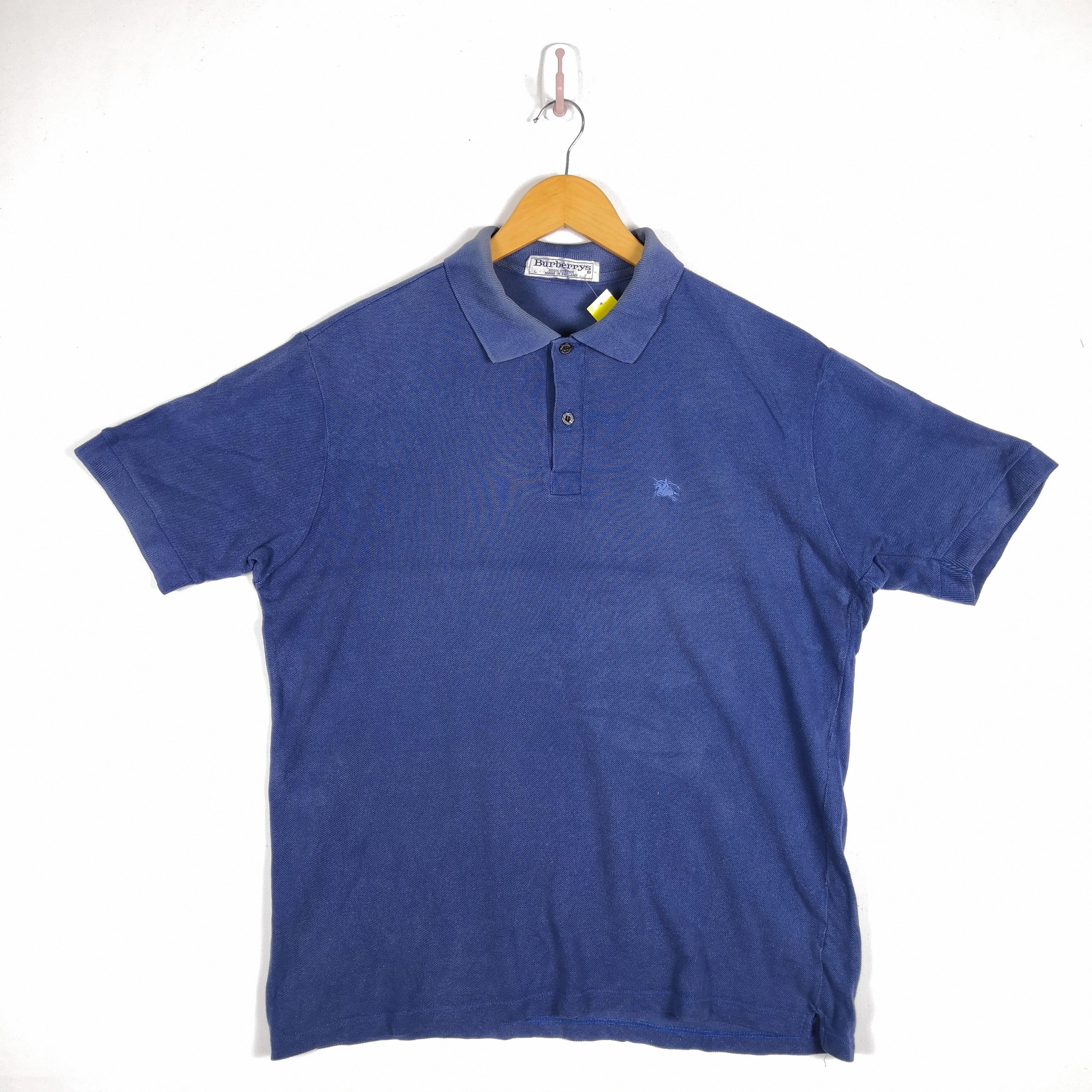 Burberry Vintage Burberry T Shirt Burberrys Polo Tees Shirts Size US XL / EU 56 / 4 - 2 Thumbnail