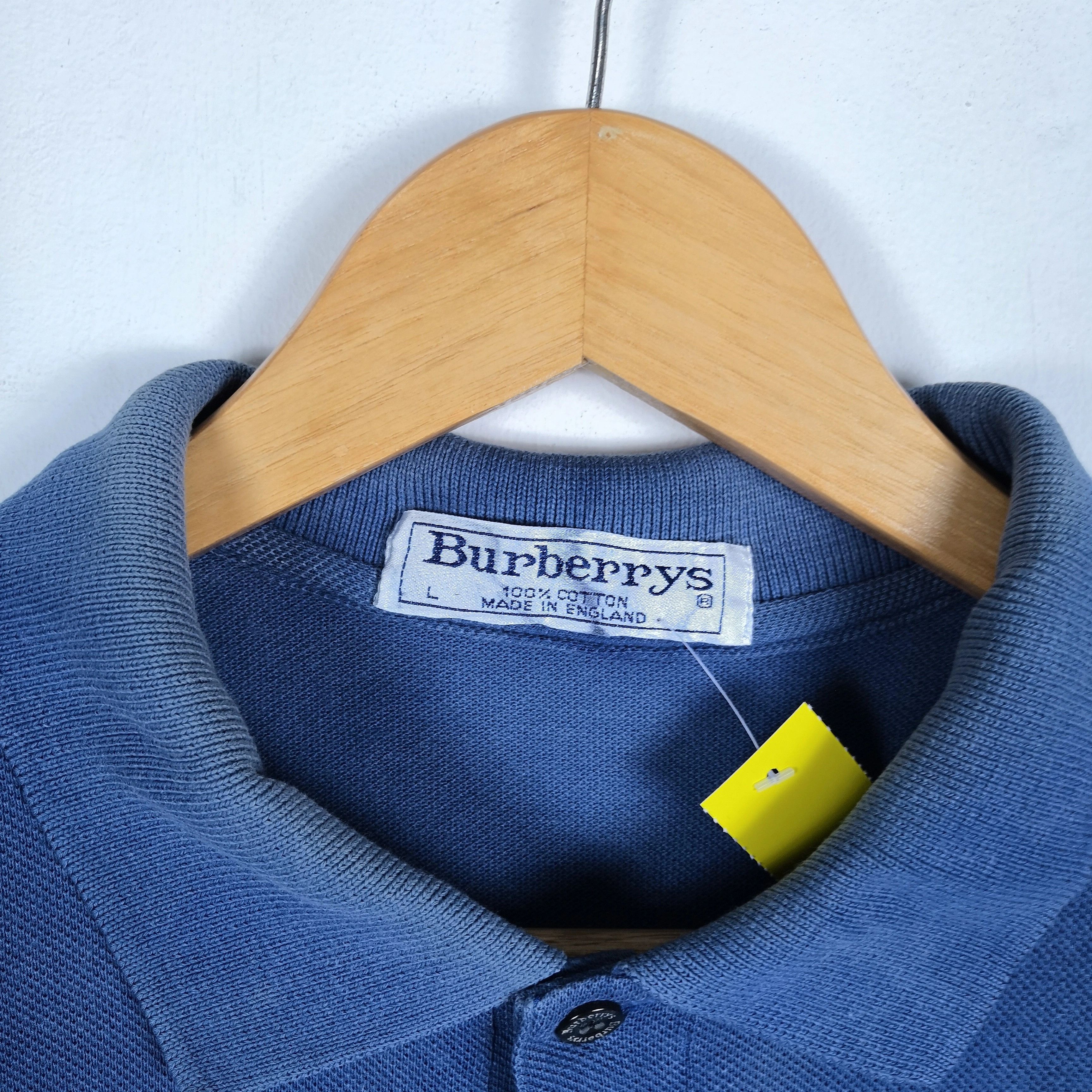 Burberry Vintage Burberry T Shirt Burberrys Polo Tees Shirts Size US XL / EU 56 / 4 - 5 Thumbnail