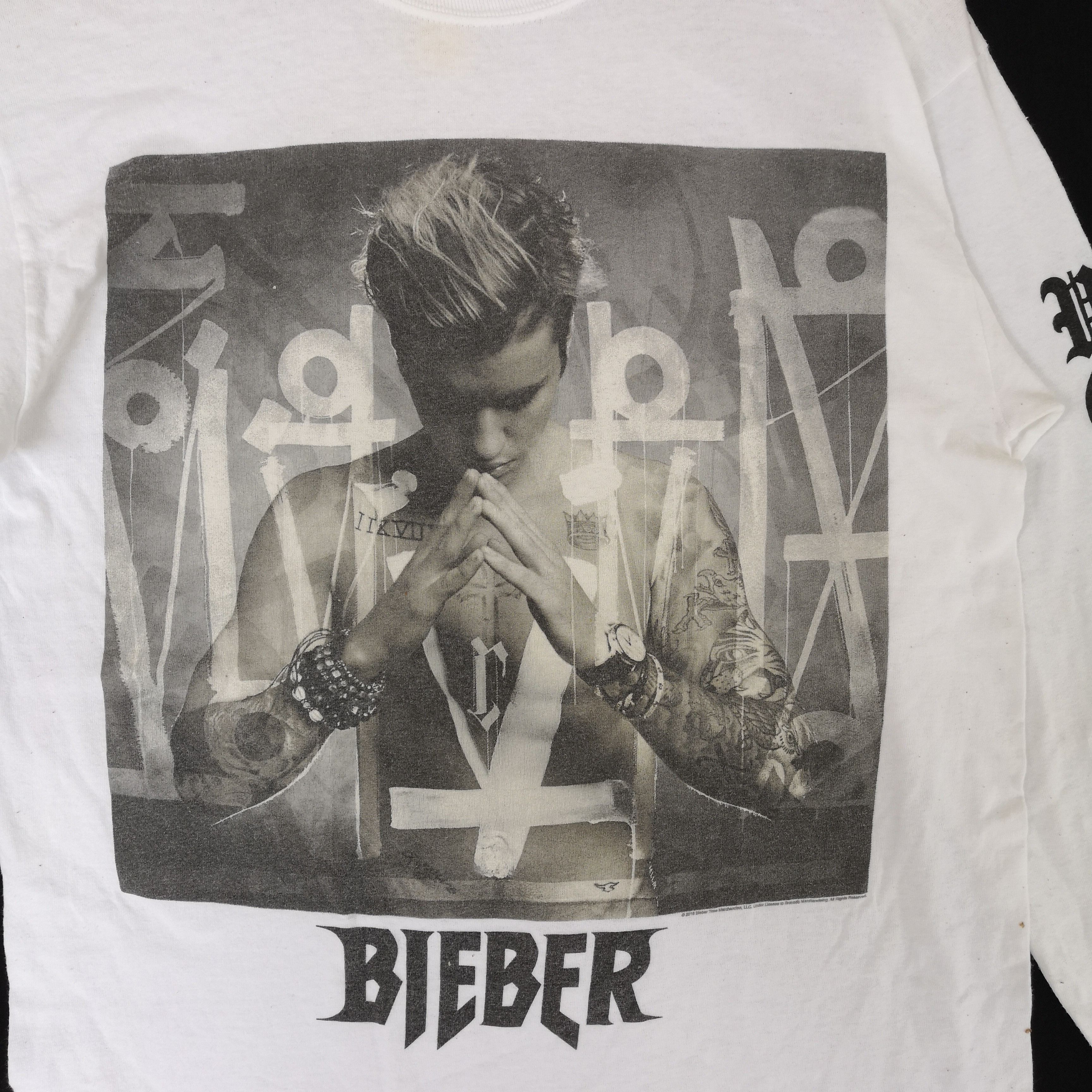 Band Tees Vintage Justin Bieber T Shirt Capital Chrome Heart Tees Size US M / EU 48-50 / 2 - 7 Thumbnail