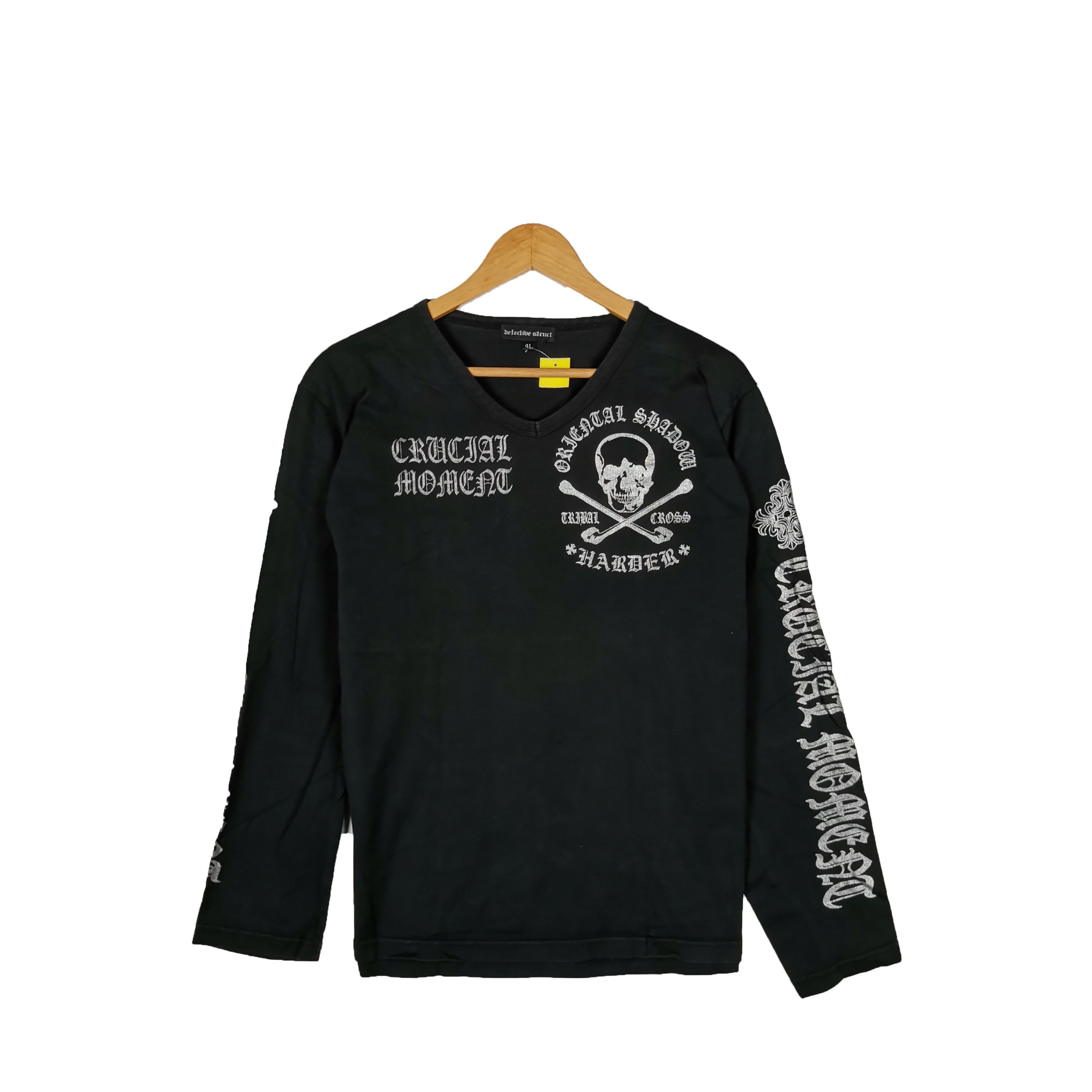 Japanese Brand Vintage Skulls T Shirt alike Chrome Heart Cross Tees Size US L / EU 52-54 / 3 - 2 Thumbnail