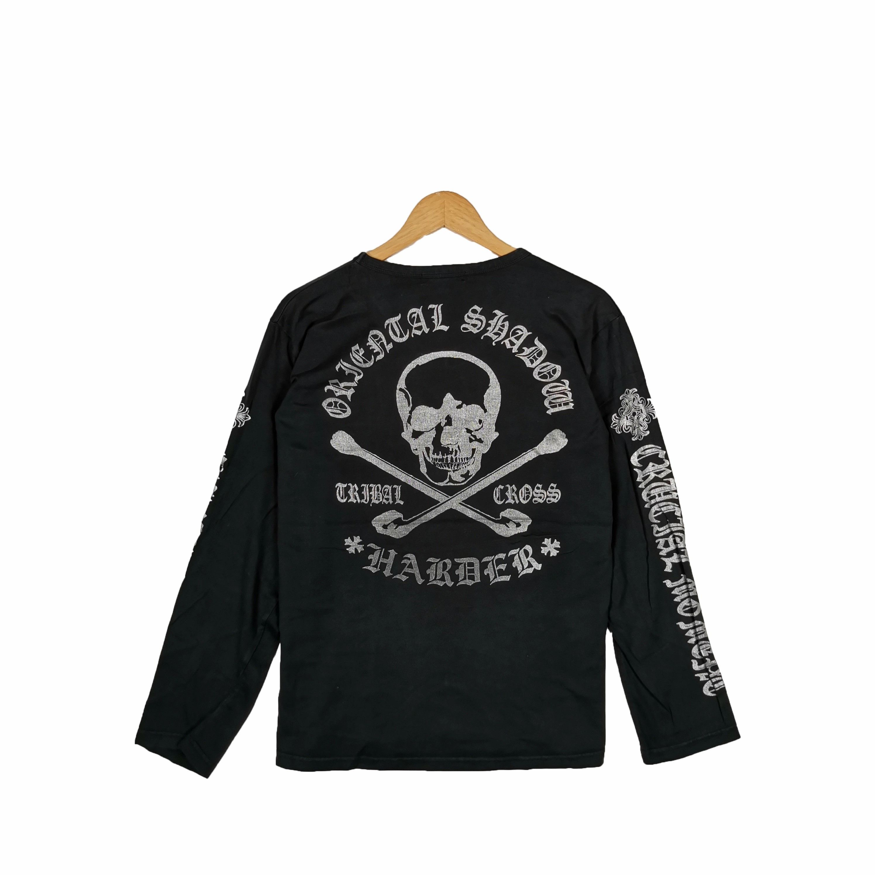 Japanese Brand Vintage Skulls T Shirt alike Chrome Heart Cross Tees Size US L / EU 52-54 / 3 - 1 Thumbnail