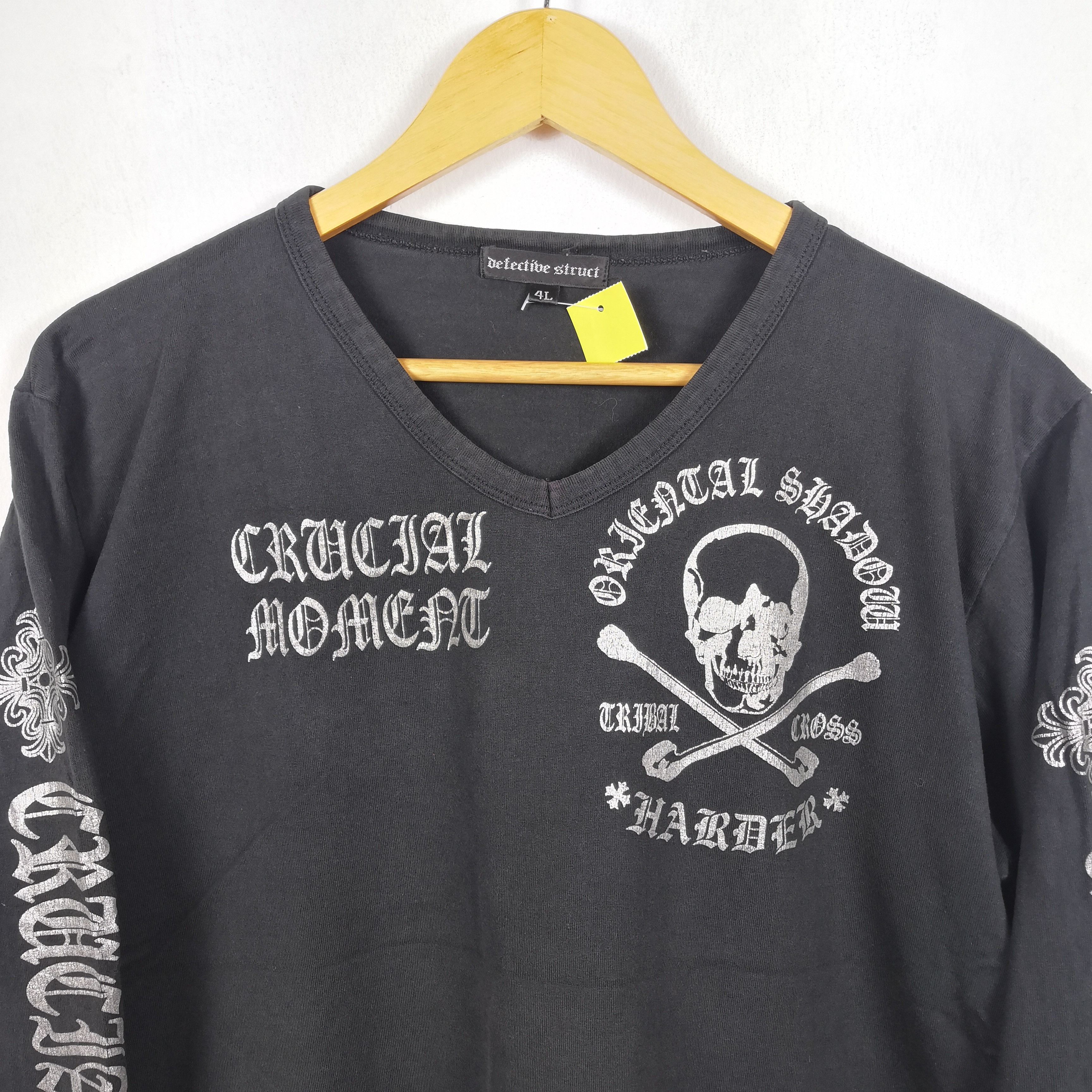 Japanese Brand Vintage Skulls T Shirt alike Chrome Heart Cross Tees Size US L / EU 52-54 / 3 - 5 Thumbnail