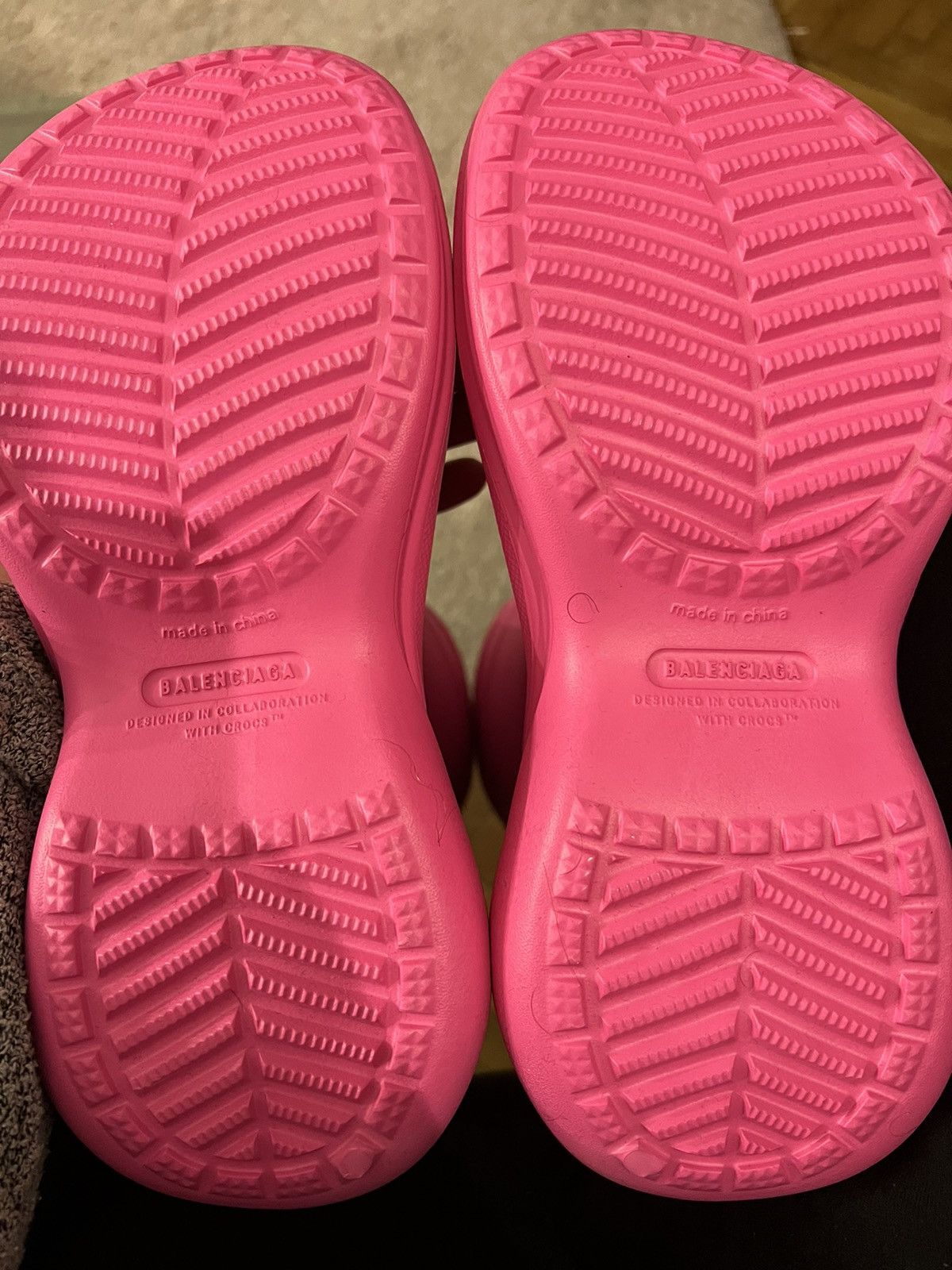 Balenciaga *RARE* Balenciaga Crocs PINK Size US 5.5 / EU 38 - 3 Thumbnail