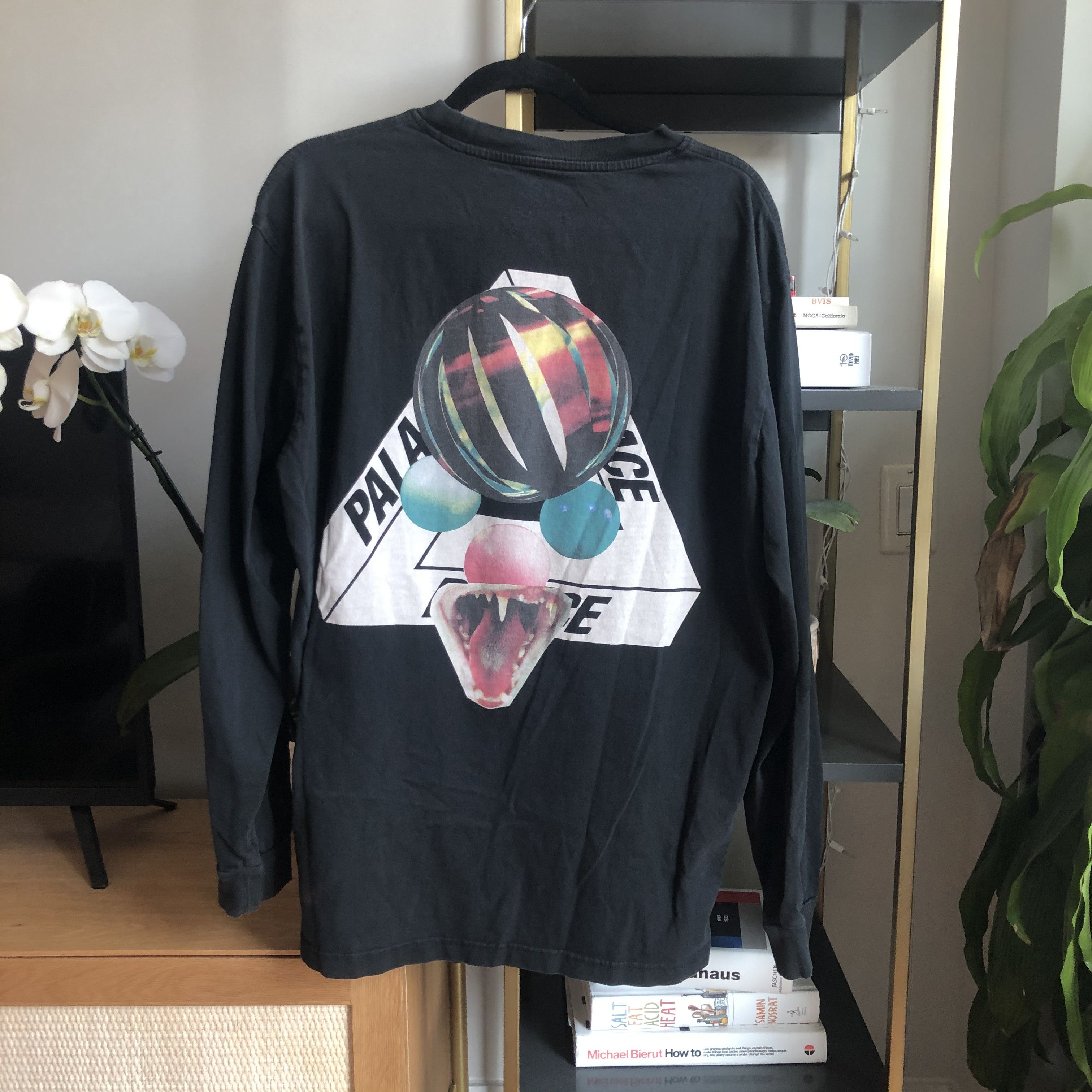 image of Palace Sans Ferg L/s in Black, Men's (Size XL)