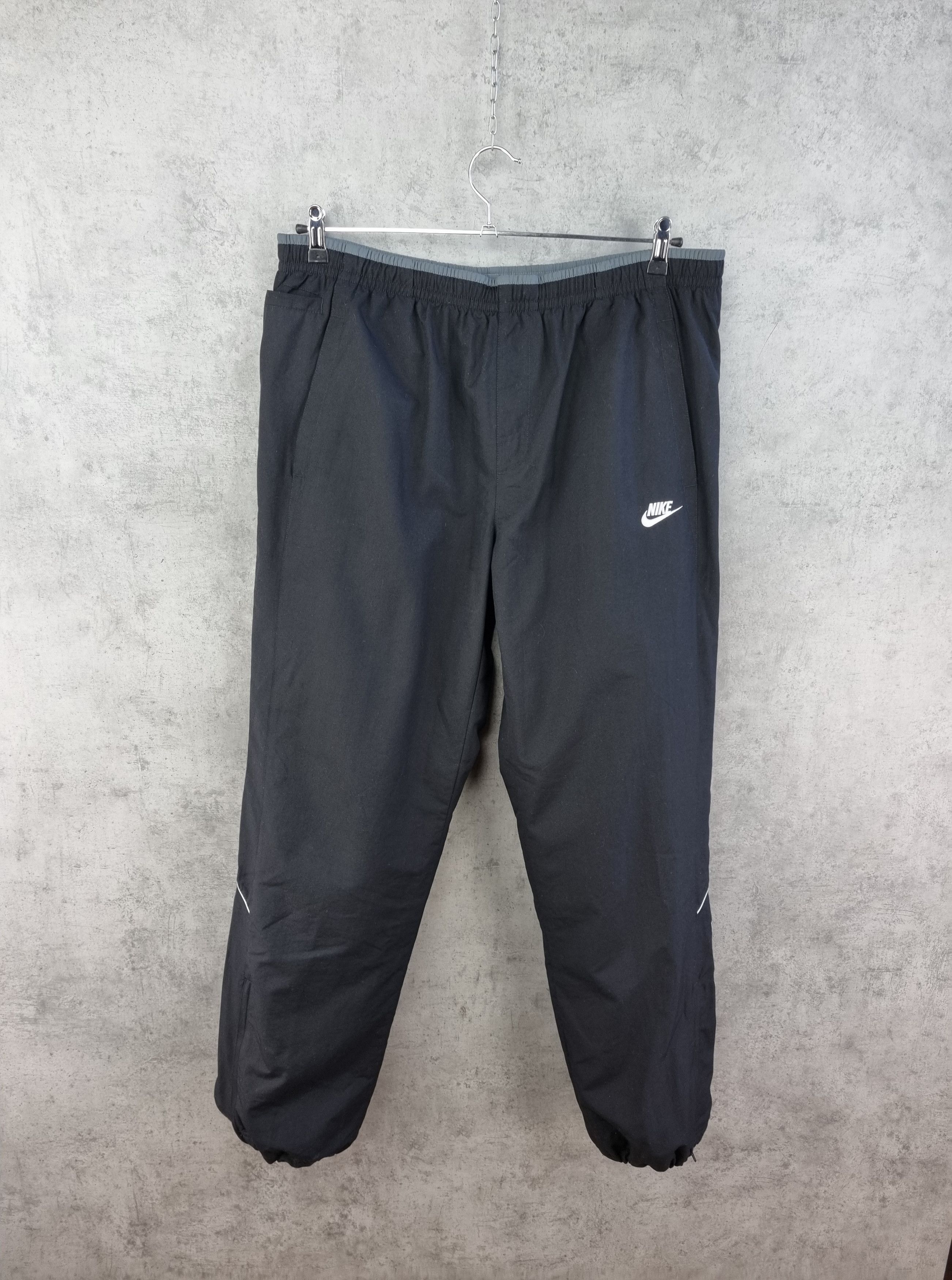 Nike × Vintage Rare Nike Swoosh Big Logo Nylon Sport Pant Size US 33 - 2 Thumbnail