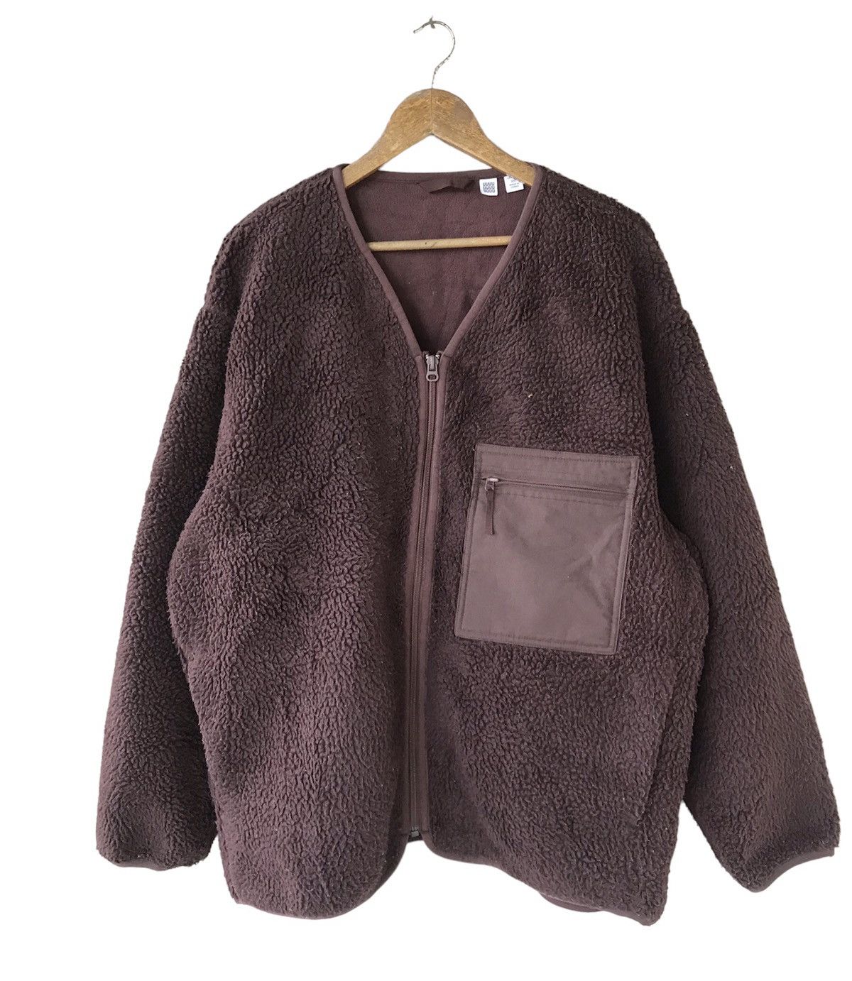 image of Mink Fur Coat x Undercover Uniqlo X Undercover Lemaire Uuu Fur Fleece Jacket, Men's (Size XL)