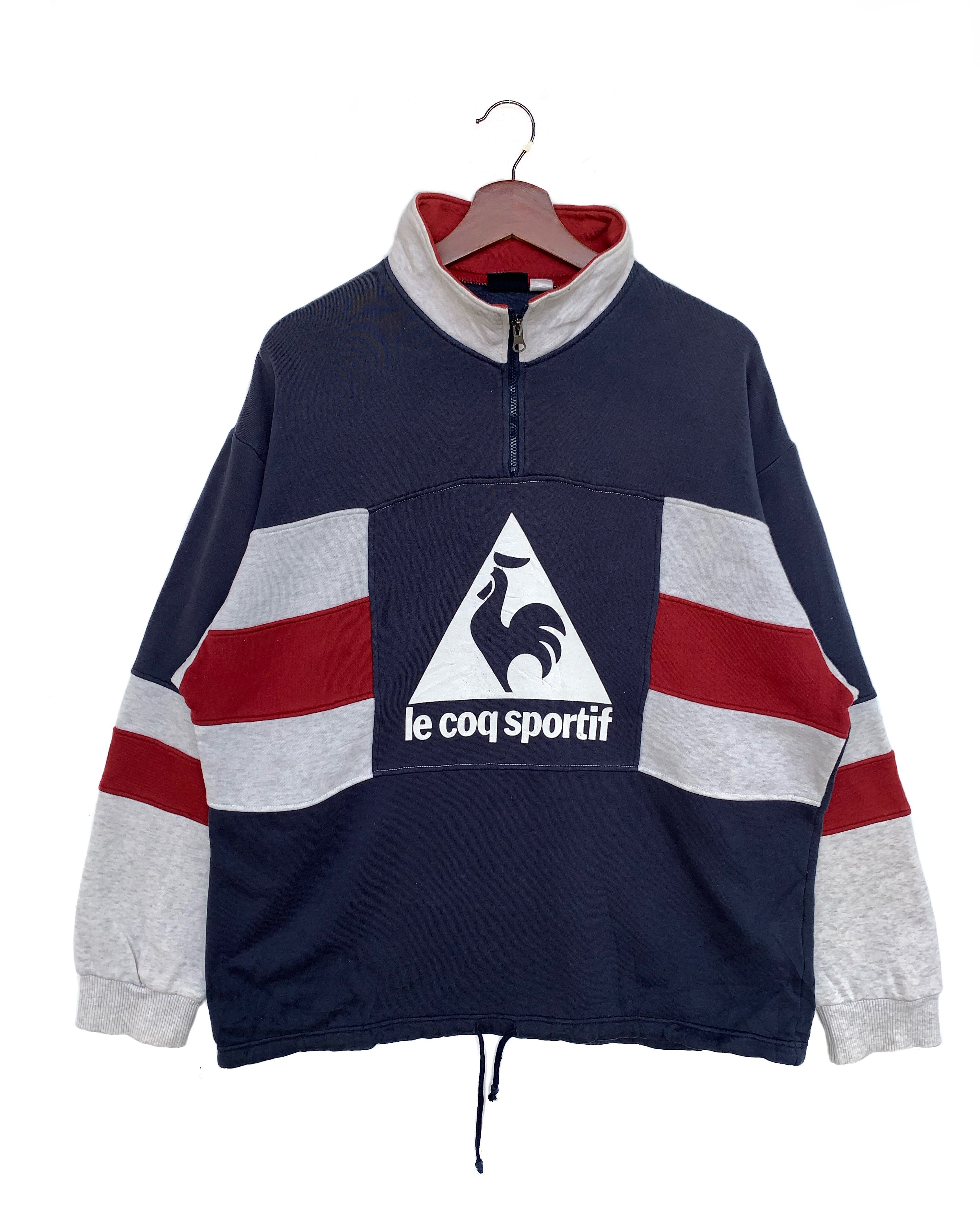 Le Coq Sportif Vintage le Coq Sportif Half Zip Pullover Sweatshirt/Size L Size US L / EU 52-54 / 3 - 1 Thumbnail