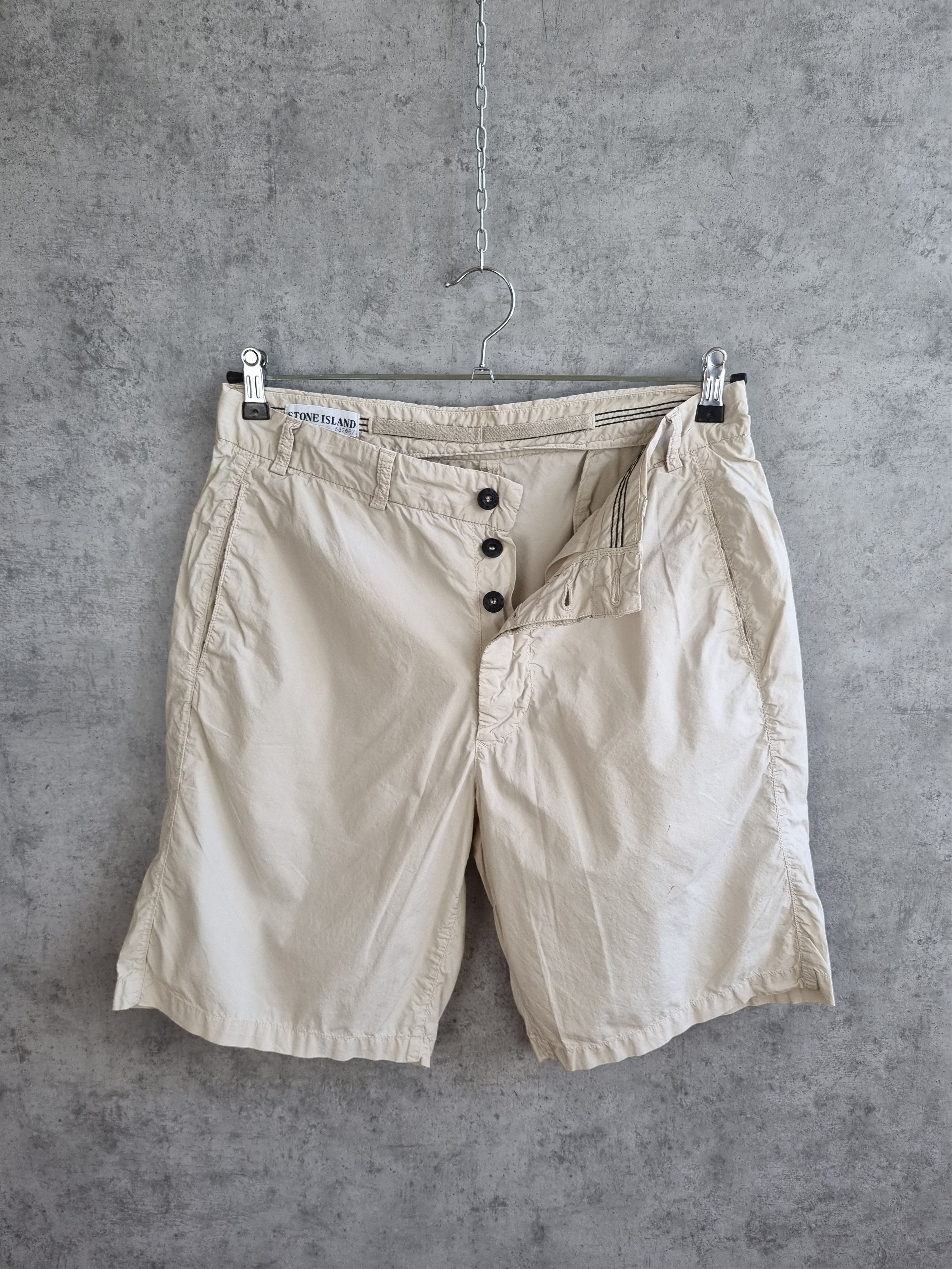 Stone Island × Vintage 90s Rare Stone Island Shorts Nylon Sailing Made in Italy Size US 32 / EU 48 - 1 Thumbnail