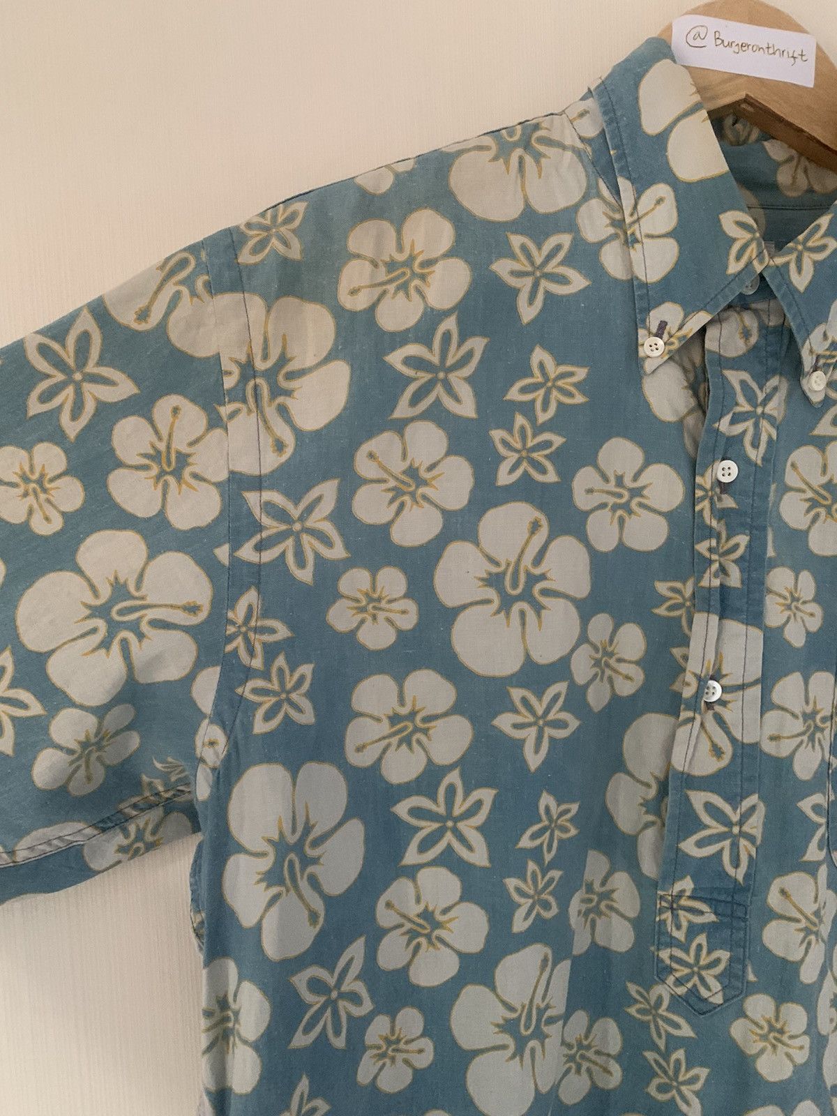 Sugar Cane × Toyo Enterprises × Vintage Vintage Sugar Cane Distressed Popover Floral Shirt Size US M / EU 48-50 / 2 - 11 Thumbnail