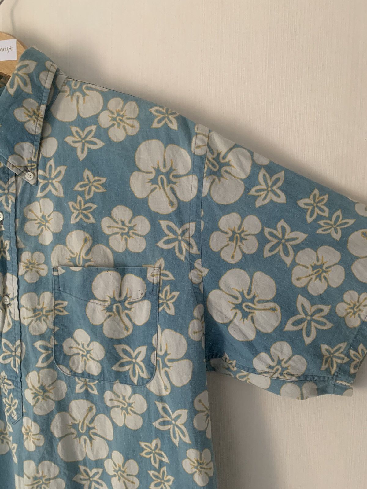 Sugar Cane × Toyo Enterprises × Vintage Vintage Sugar Cane Distressed Popover Floral Shirt Size US M / EU 48-50 / 2 - 10 Thumbnail