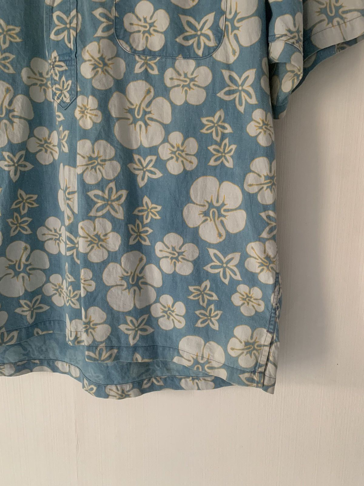 Sugar Cane × Toyo Enterprises × Vintage Vintage Sugar Cane Distressed Popover Floral Shirt Size US M / EU 48-50 / 2 - 7 Thumbnail