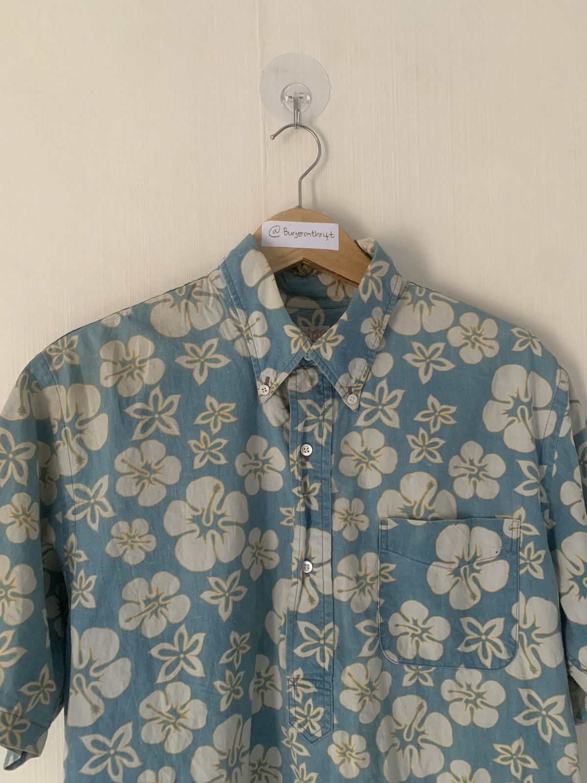 Sugar Cane × Toyo Enterprises × Vintage Vintage Sugar Cane Distressed Popover Floral Shirt Size US M / EU 48-50 / 2 - 3 Thumbnail