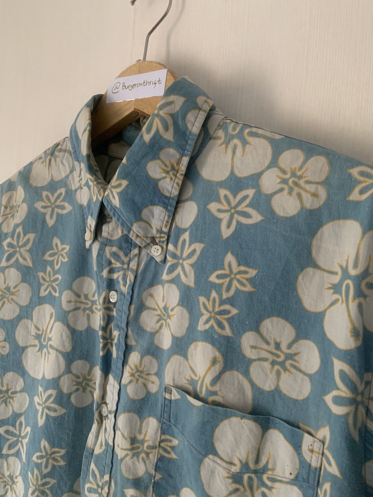 Sugar Cane × Toyo Enterprises × Vintage Vintage Sugar Cane Distressed Popover Floral Shirt Size US M / EU 48-50 / 2 - 9 Thumbnail