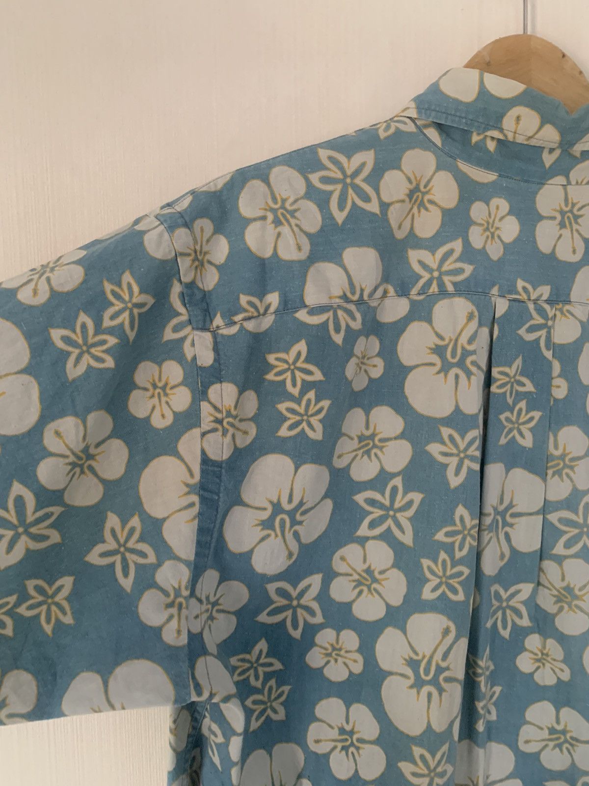 Sugar Cane × Toyo Enterprises × Vintage Vintage Sugar Cane Distressed Popover Floral Shirt Size US M / EU 48-50 / 2 - 17 Thumbnail