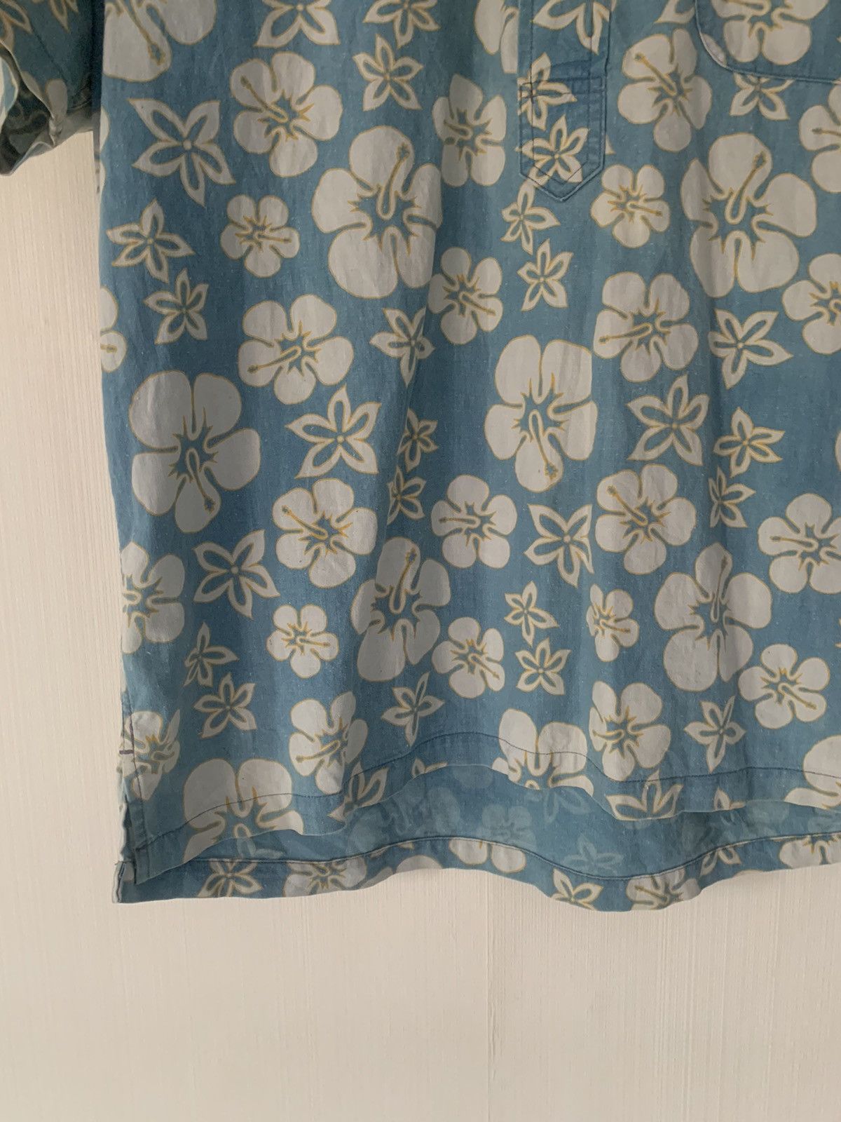 Sugar Cane × Toyo Enterprises × Vintage Vintage Sugar Cane Distressed Popover Floral Shirt Size US M / EU 48-50 / 2 - 8 Thumbnail