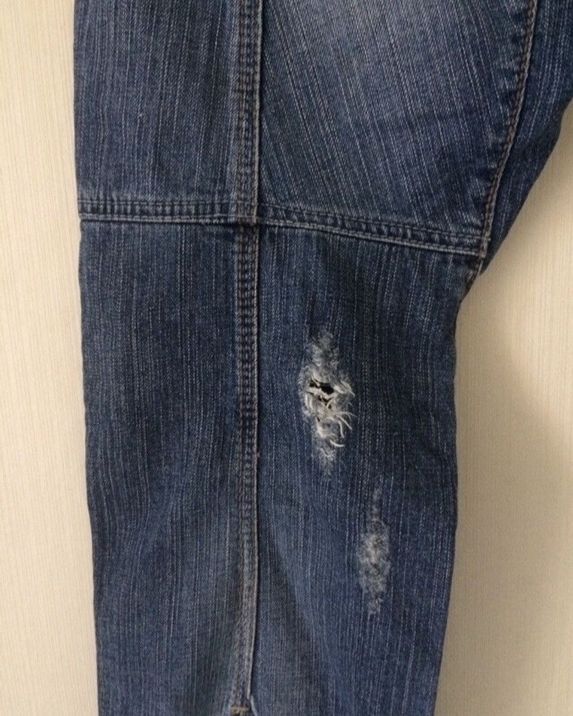 Japanese Brand × Marithe + Francois Girbaud × Vintage Rare Design MFG Le Jean De Distressed Denim Pants Size US 33 - 14 Thumbnail
