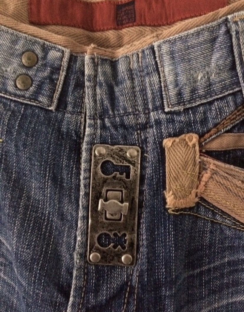 Japanese Brand × Marithe + Francois Girbaud × Vintage Rare Design MFG Le Jean De Distressed Denim Pants Size US 33 - 7 Thumbnail