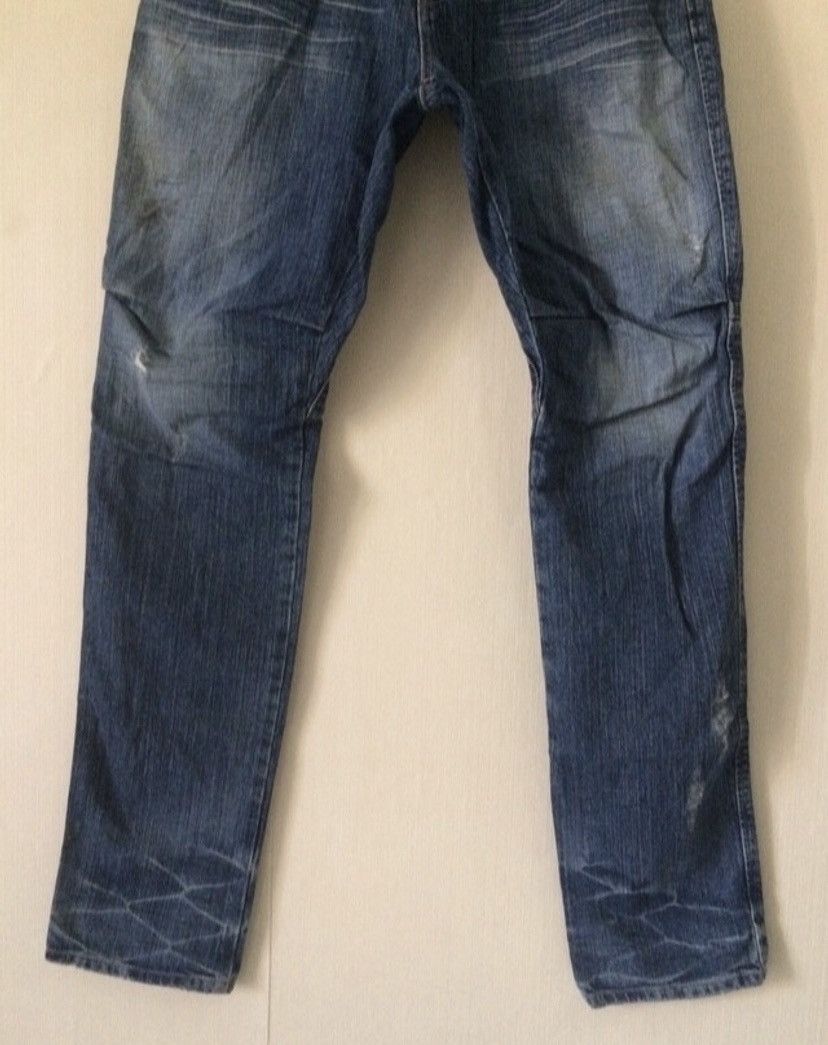 Japanese Brand × Marithe + Francois Girbaud × Vintage Rare Design MFG Le Jean De Distressed Denim Pants Size US 33 - 11 Thumbnail