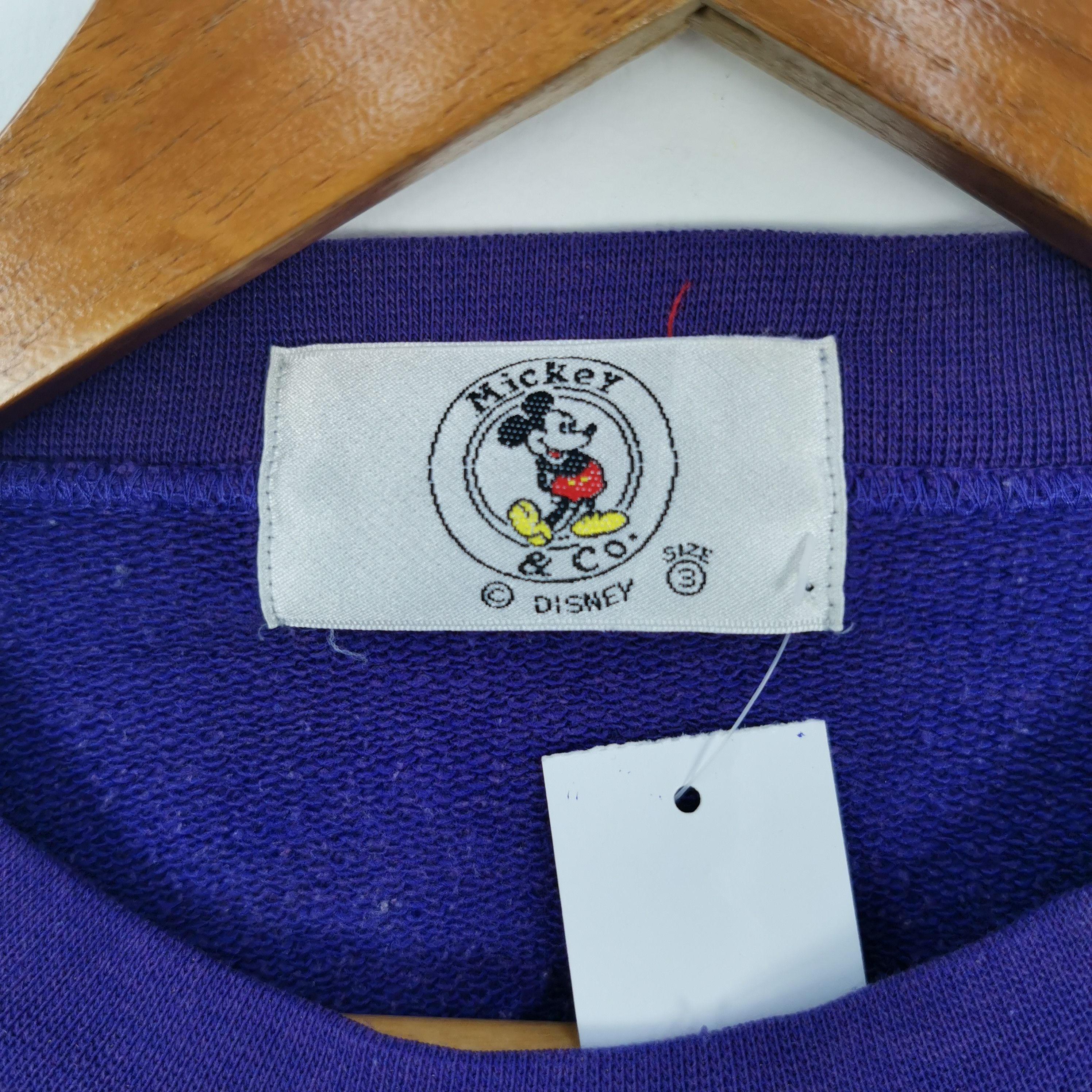Disney × Mickey Mouse × Vintage Vintage Mickey Mouse Sweatshirt Disney Cartoon Sweater Size US L / EU 52-54 / 3 - 6 Thumbnail