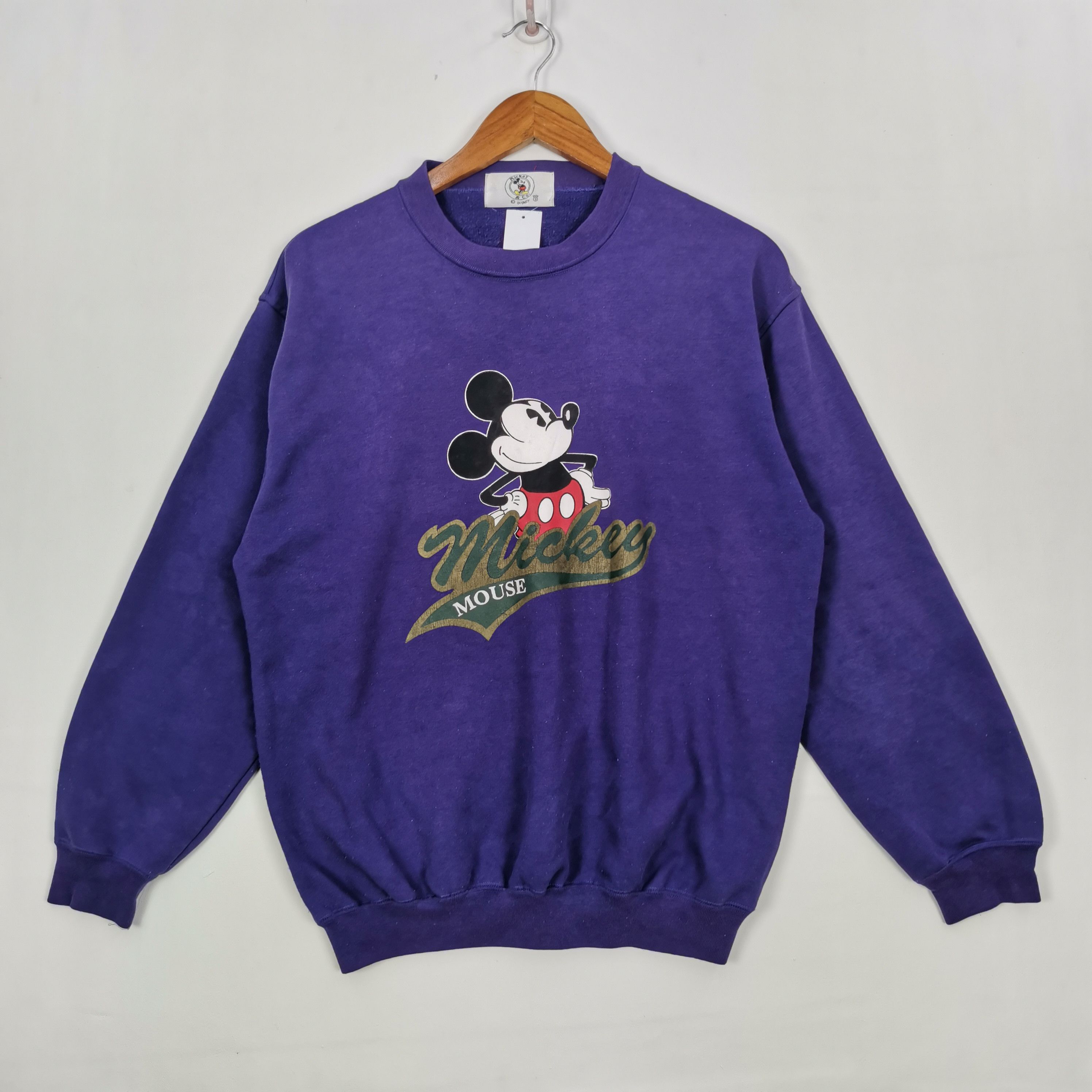 Disney × Mickey Mouse × Vintage Vintage Mickey Mouse Sweatshirt Disney Cartoon Sweater Size US L / EU 52-54 / 3 - 2 Thumbnail