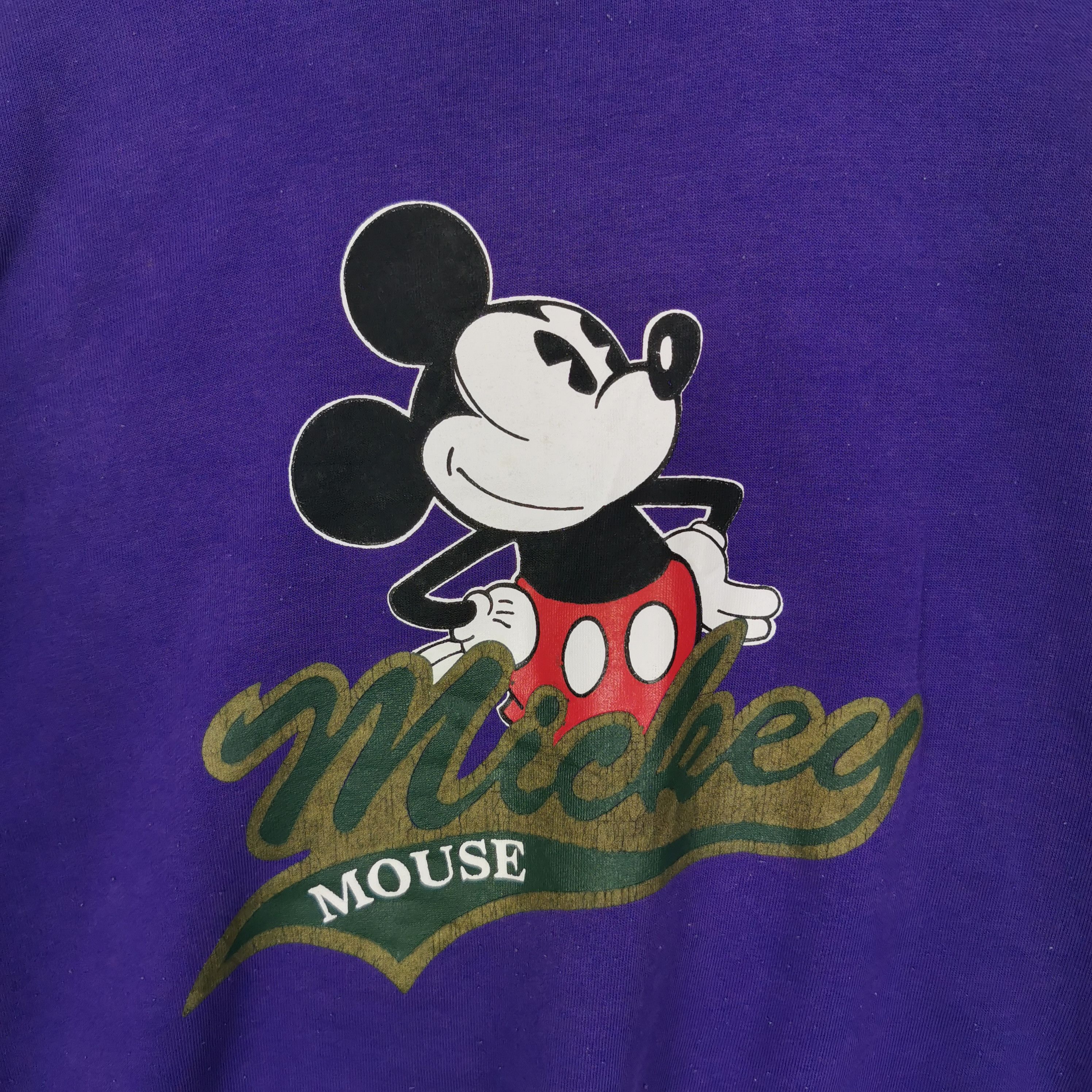 Disney × Mickey Mouse × Vintage Vintage Mickey Mouse Sweatshirt Disney Cartoon Sweater Size US L / EU 52-54 / 3 - 5 Thumbnail