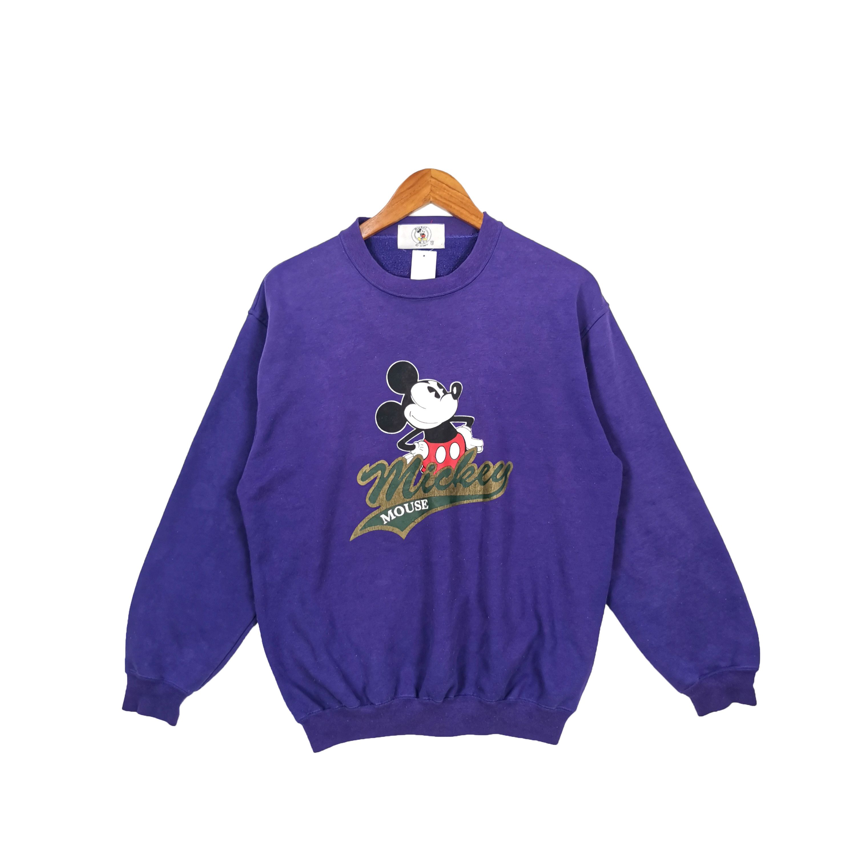Disney × Mickey Mouse × Vintage Vintage Mickey Mouse Sweatshirt Disney Cartoon Sweater Size US L / EU 52-54 / 3 - 1 Thumbnail
