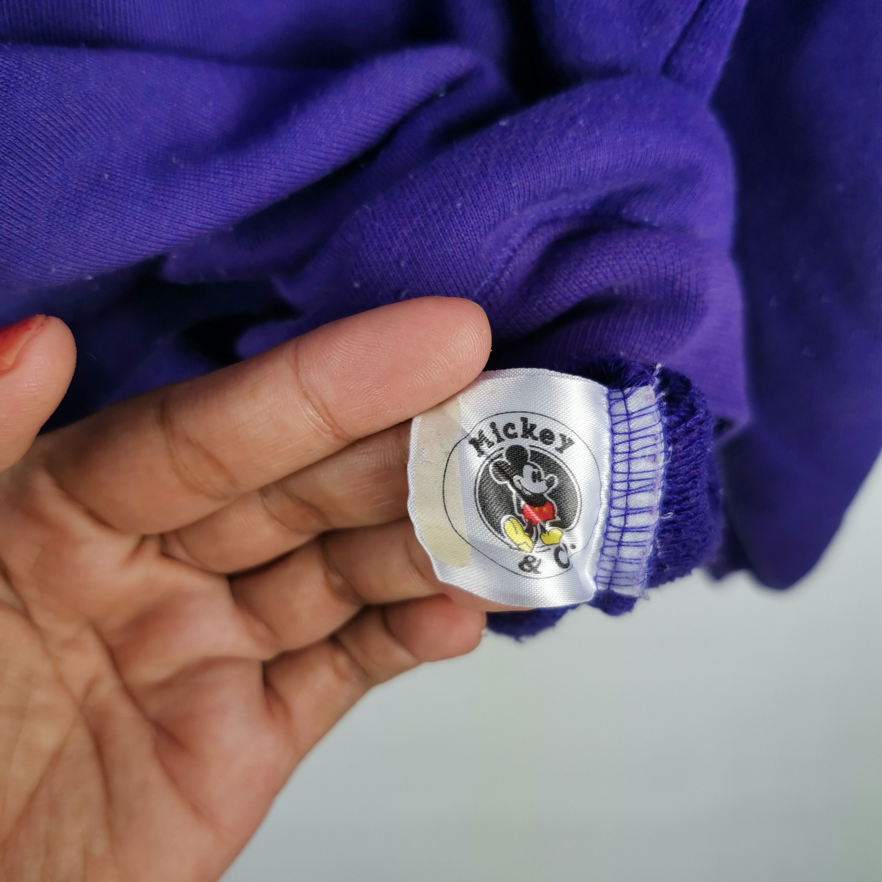 Disney × Mickey Mouse × Vintage Vintage Mickey Mouse Sweatshirt Disney Cartoon Sweater Size US L / EU 52-54 / 3 - 7 Thumbnail