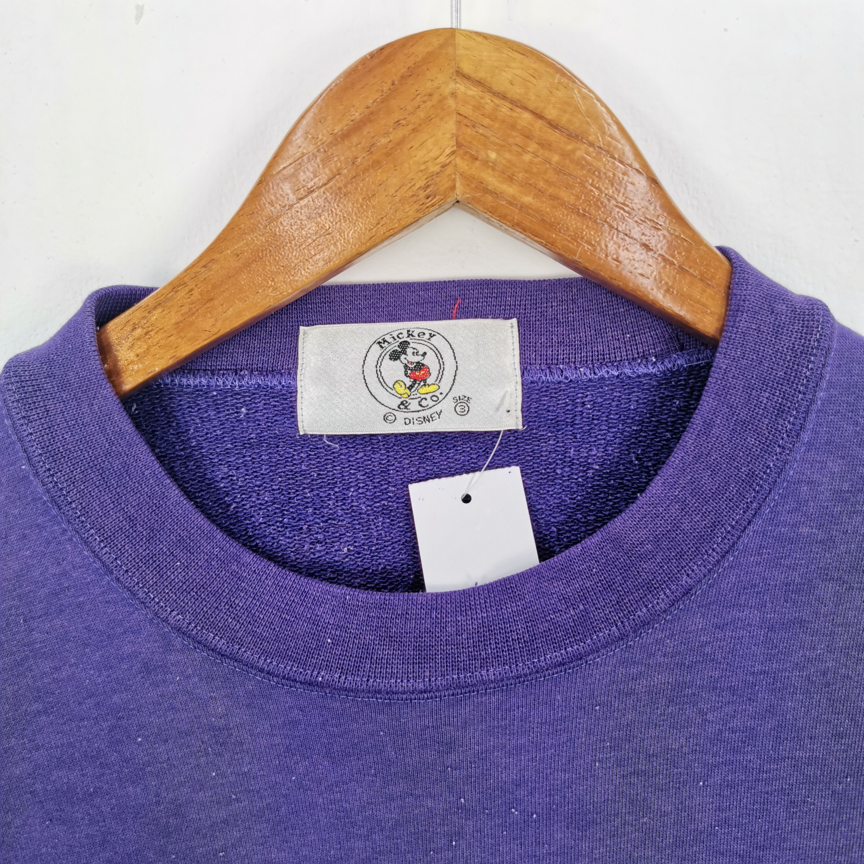 Disney × Mickey Mouse × Vintage Vintage Mickey Mouse Sweatshirt Disney Cartoon Sweater Size US L / EU 52-54 / 3 - 4 Thumbnail