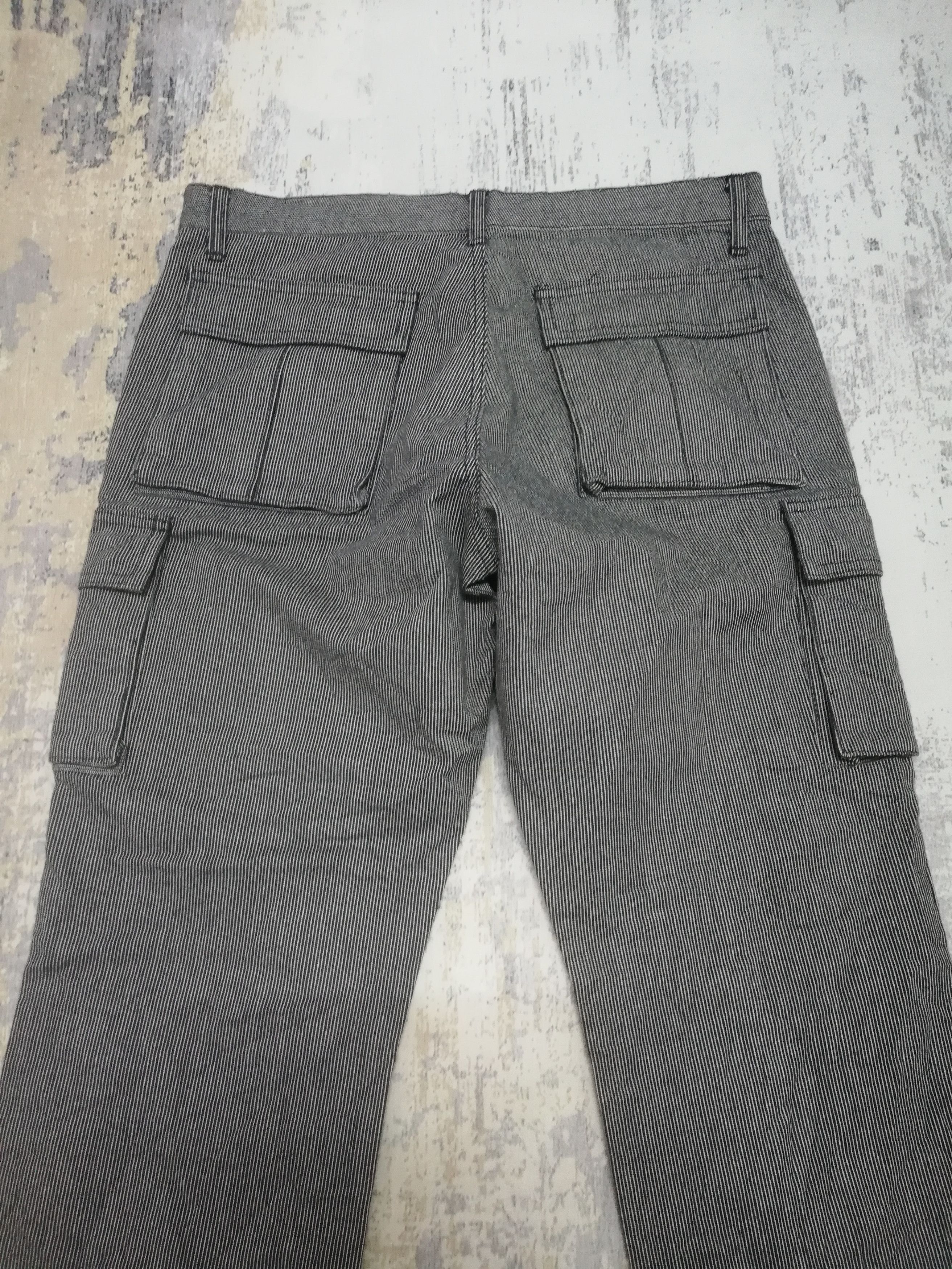 Hysteric Glamour Big Smith Stripe Pattern Avant Garde Cargo Pant 33x30 Size US 33 - 7 Thumbnail