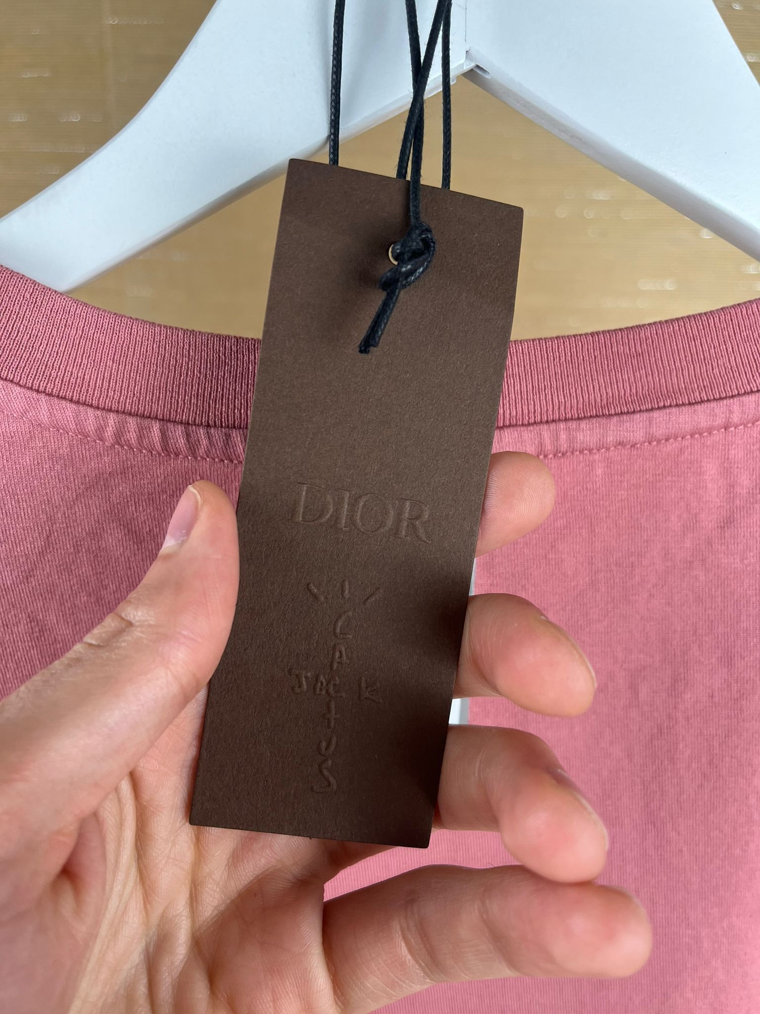 Dior × Travis Scott o1rshd1 Cactus Jack Logo T-Shirt SS in Rose Violet Size US L / EU 52-54 / 3 - 11 Thumbnail