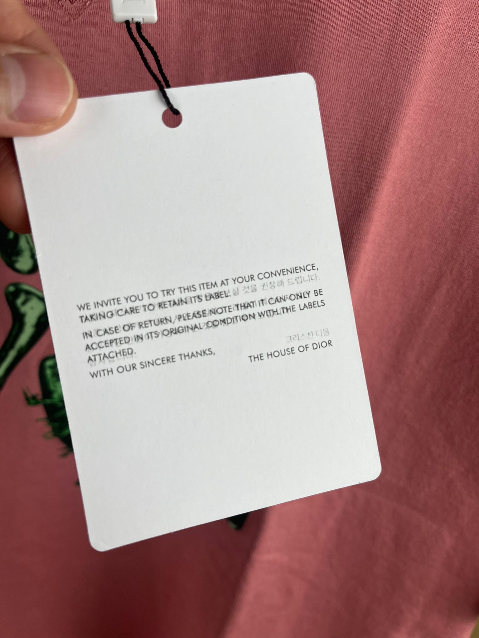 Dior × Travis Scott o1rshd1 Cactus Jack Logo T-Shirt SS in Rose Violet Size US L / EU 52-54 / 3 - 8 Thumbnail
