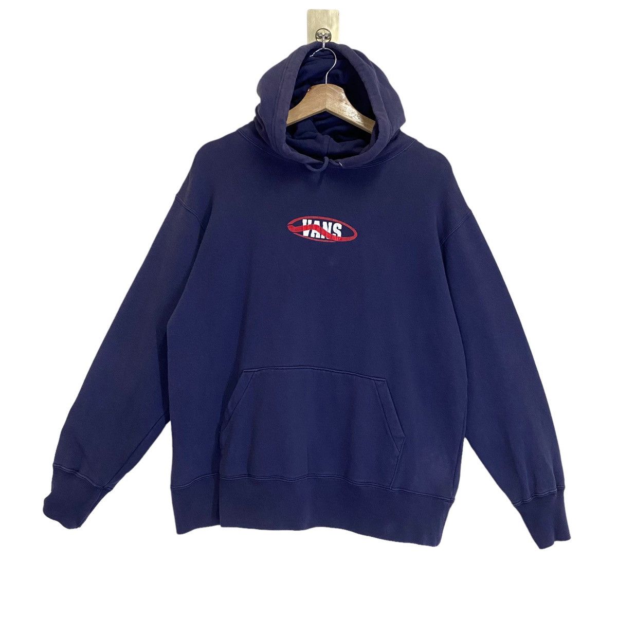Quiksilver × Vans Vintage Van Big Logo Crewneck Hoodie Size M Size US M / EU 48-50 / 2 - 5 Thumbnail