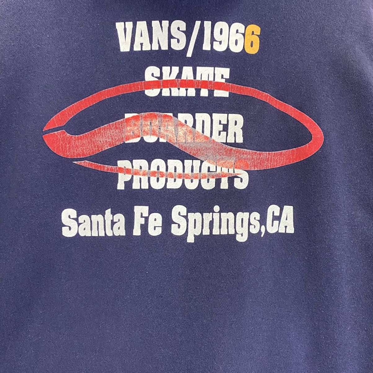 Quiksilver × Vans Vintage Van Big Logo Crewneck Hoodie Size M Size US M / EU 48-50 / 2 - 4 Thumbnail