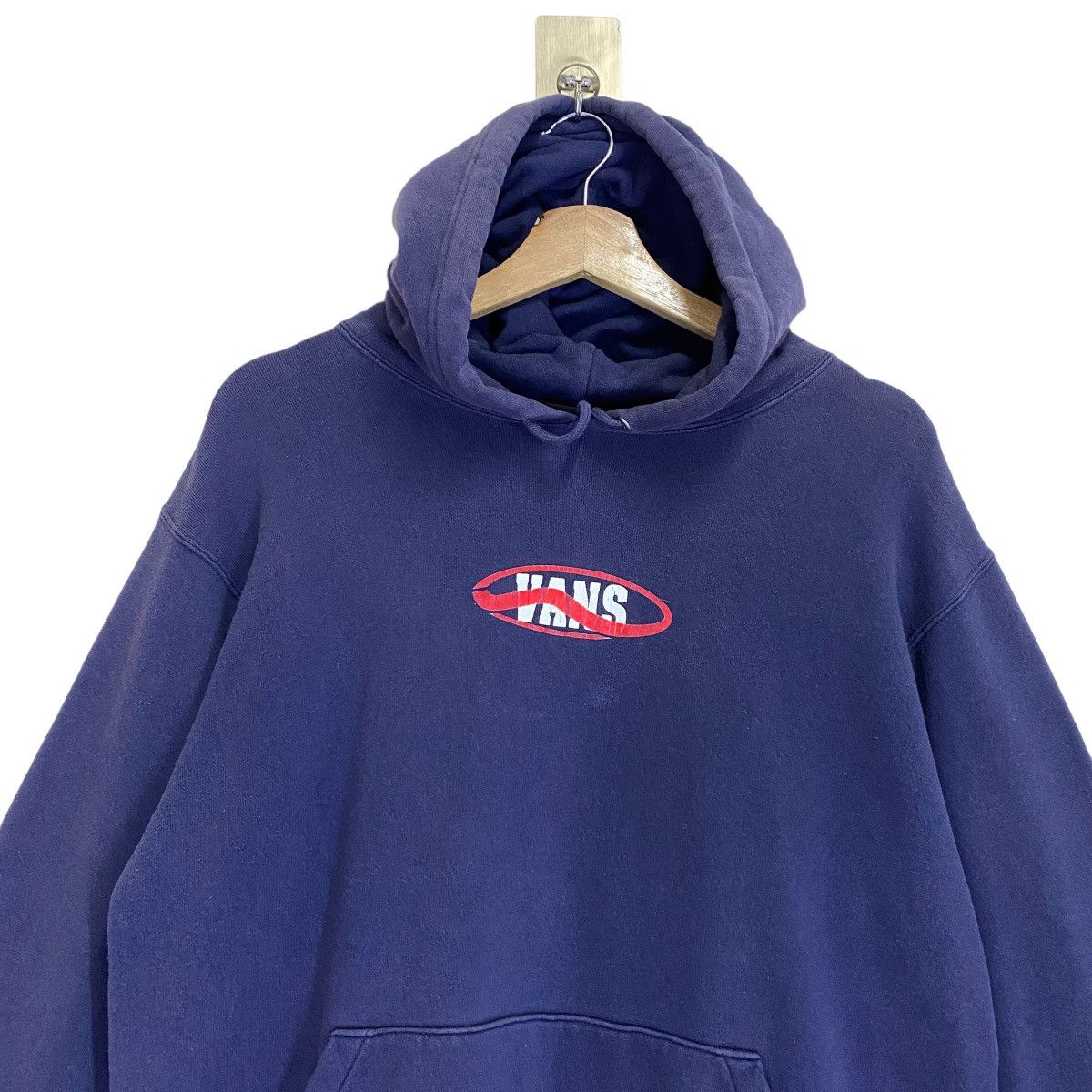 Quiksilver × Vans Vintage Van Big Logo Crewneck Hoodie Size M Size US M / EU 48-50 / 2 - 6 Thumbnail