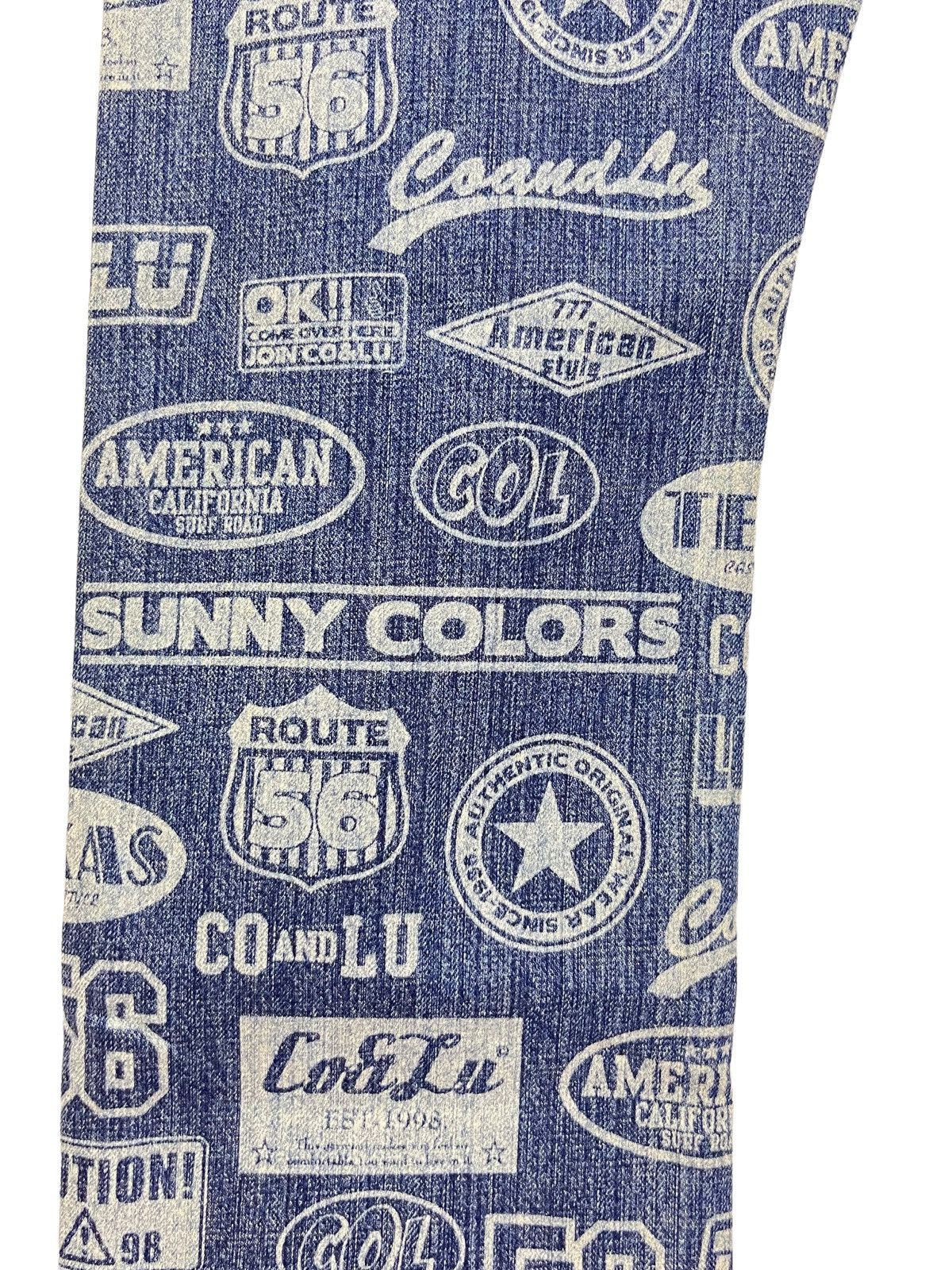 Japanese Brand DOPE! POP ART! CO&LU Printed Denim! Hysteric Glamour Style! Size US 28 / EU 44 - 14 Thumbnail