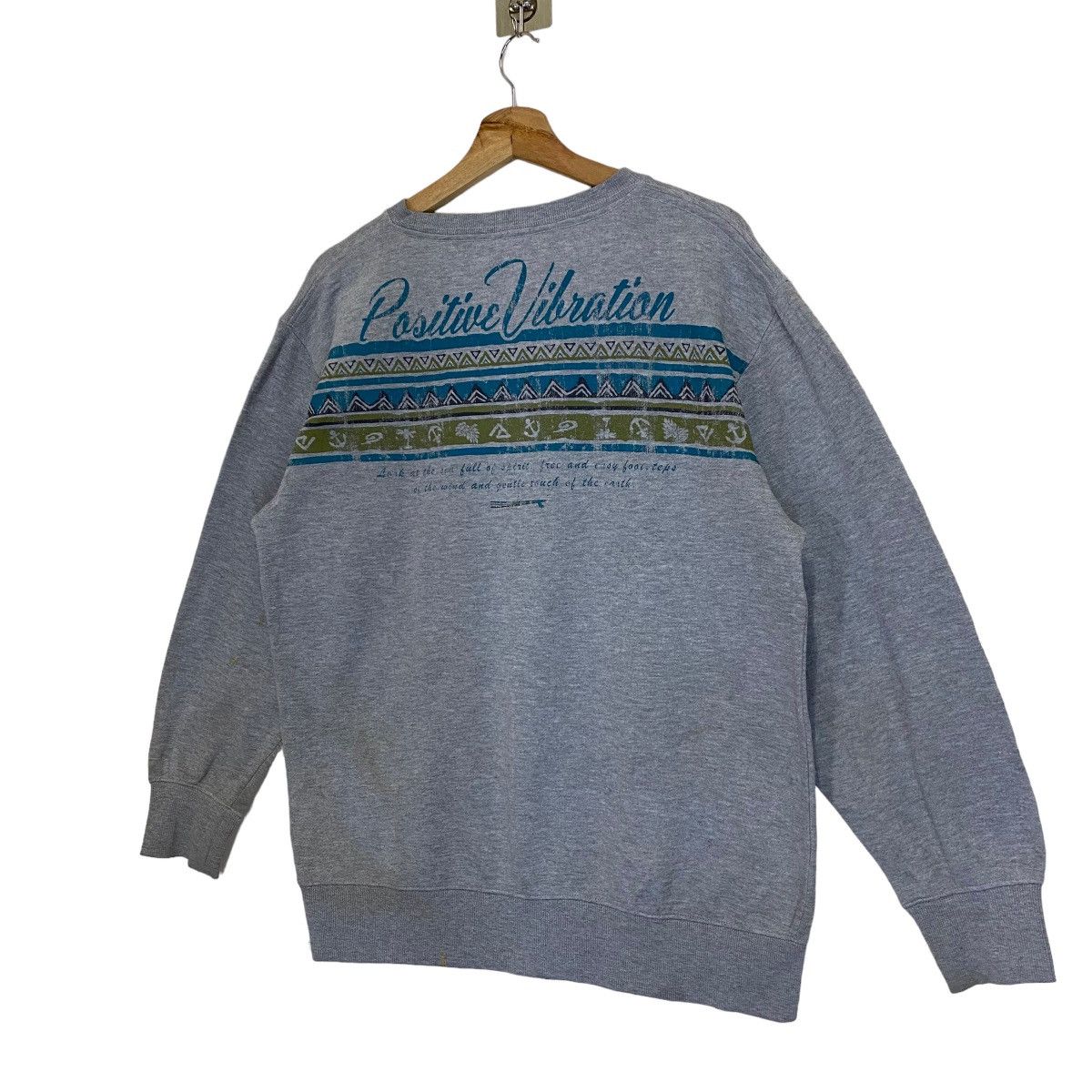 Vintage 90’s Piko Surf Hawaiian Longboard Wear Crewneck Sweatshirt Size US M / EU 48-50 / 2 - 2 Thumbnail