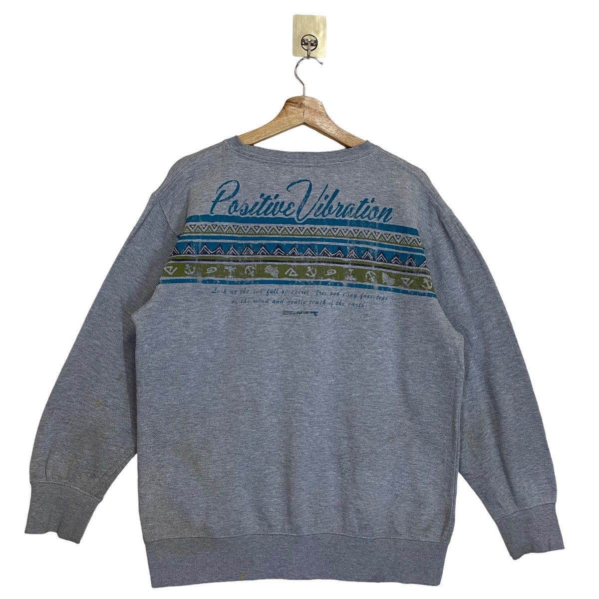 Vintage 90’s Piko Surf Hawaiian Longboard Wear Crewneck Sweatshirt Size US M / EU 48-50 / 2 - 1 Thumbnail