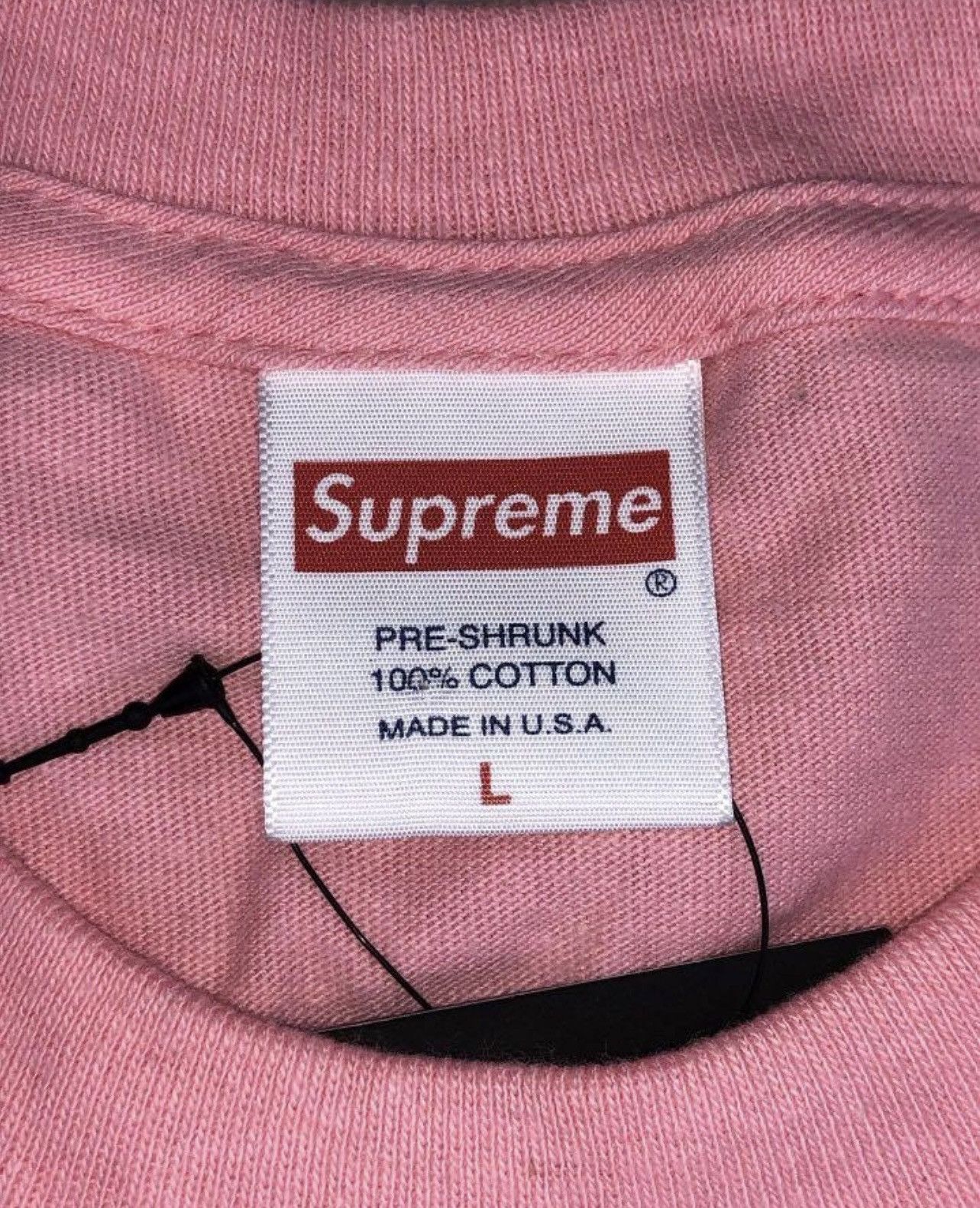 Supreme Automatic Tee Bright Coral Pink (SS17)