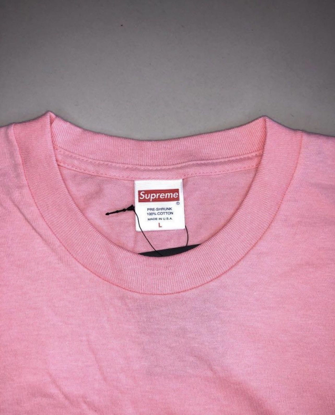 Supreme Automatic Tee Bright Coral Pink (SS17)