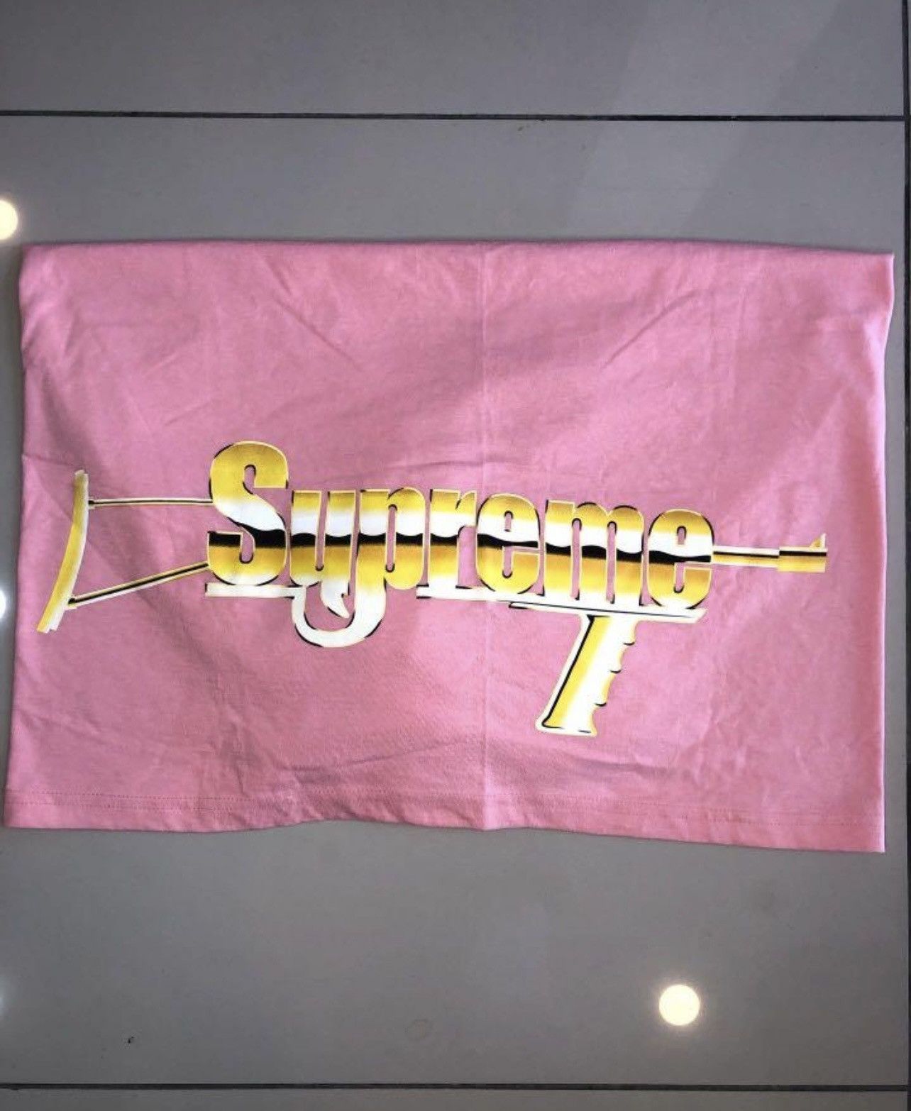 Supreme Automatic Tee Bright Coral Pink (SS17)