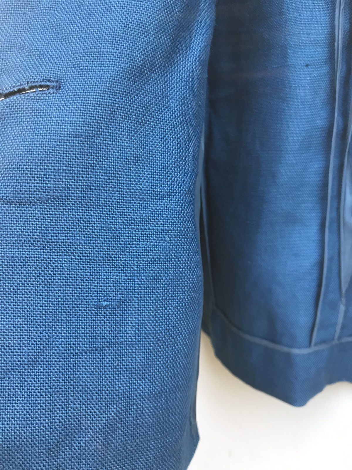 Comme des Garcons Vintage 80s Comme des Garçons Linen Double Breasted Coat Size US S / EU 44-46 / 1 - 15 Thumbnail