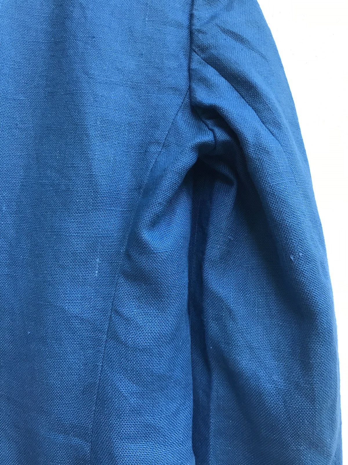 Comme des Garcons Vintage 80s Comme des Garçons Linen Double Breasted Coat Size US S / EU 44-46 / 1 - 9 Thumbnail