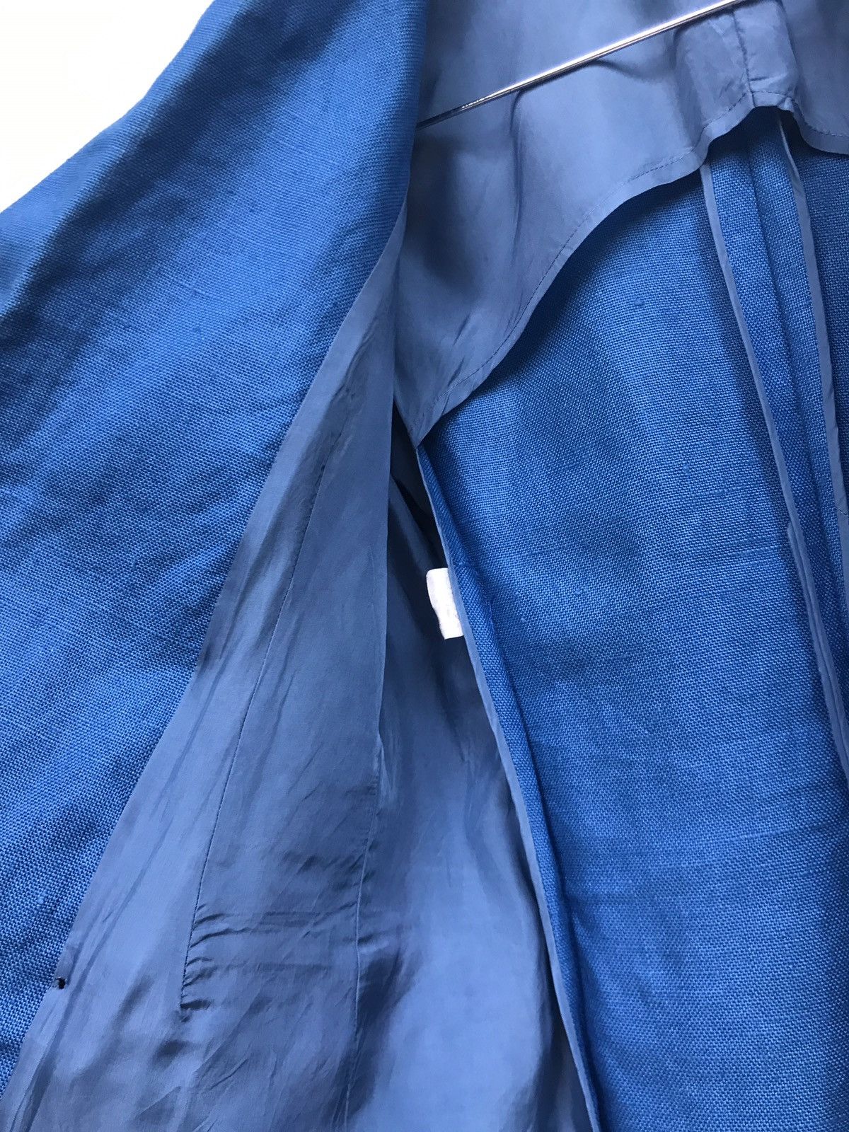 Comme des Garcons Vintage 80s Comme des Garçons Linen Double Breasted Coat Size US S / EU 44-46 / 1 - 17 Thumbnail