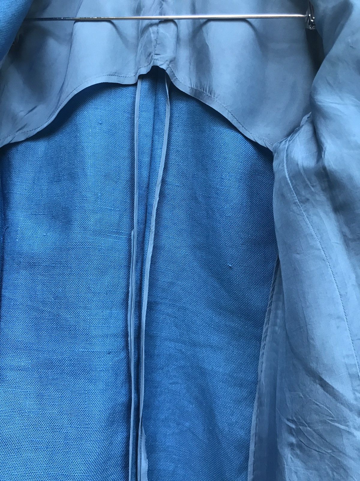 Comme des Garcons Vintage 80s Comme des Garçons Linen Double Breasted Coat Size US S / EU 44-46 / 1 - 14 Thumbnail