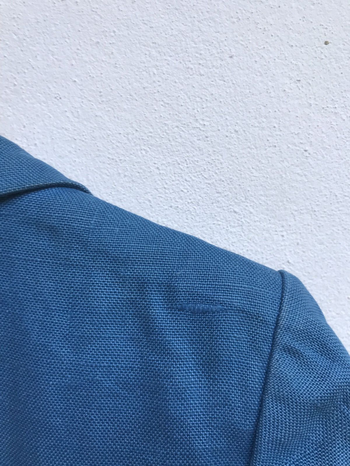 Comme des Garcons Vintage 80s Comme des Garçons Linen Double Breasted Coat Size US S / EU 44-46 / 1 - 8 Thumbnail