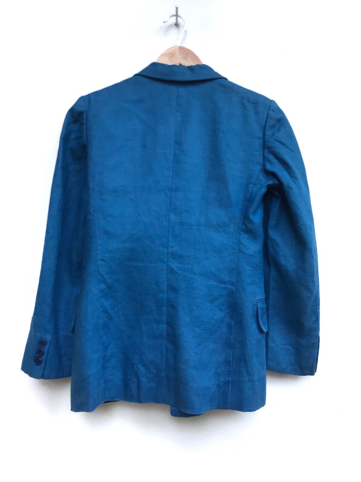 Comme des Garcons Vintage 80s Comme des Garçons Linen Double Breasted Coat Size US S / EU 44-46 / 1 - 3 Thumbnail