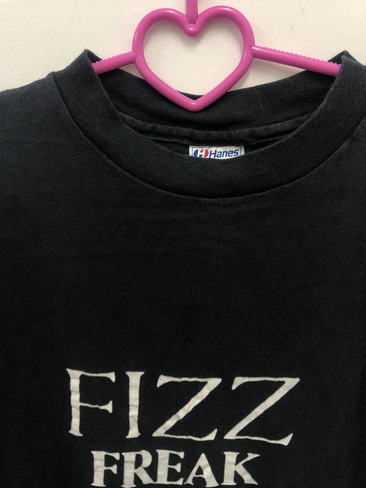 Vintage Rare 90s Vintage FIZZ FREAK Spell Out Hanes USA Tee Size US XL / EU 56 / 4 - 2 Thumbnail
