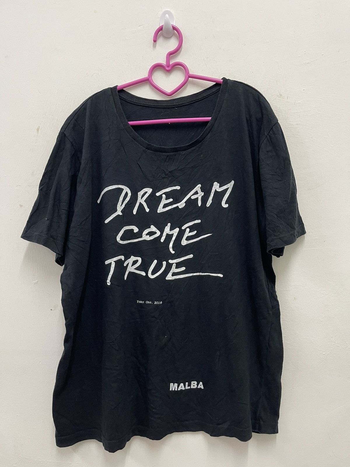 Image of Art Yoko Ono Dream Come True Malba Shirt in Black, Men's (Size XL)