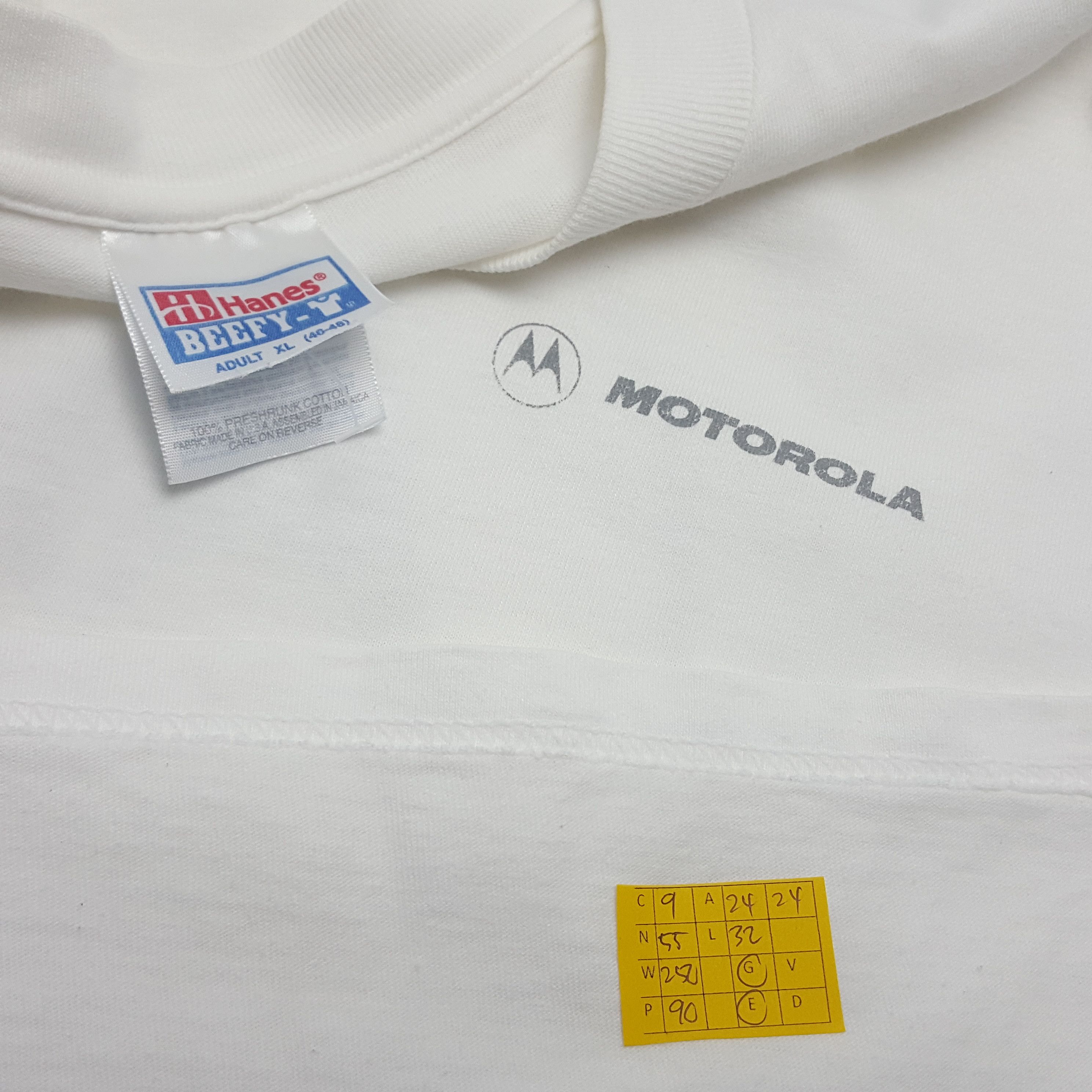Motorola × Vintage Vintage MOTOROLA Big Logo Design T-Shirt Size US XL / EU 56 / 4 - 5 Thumbnail