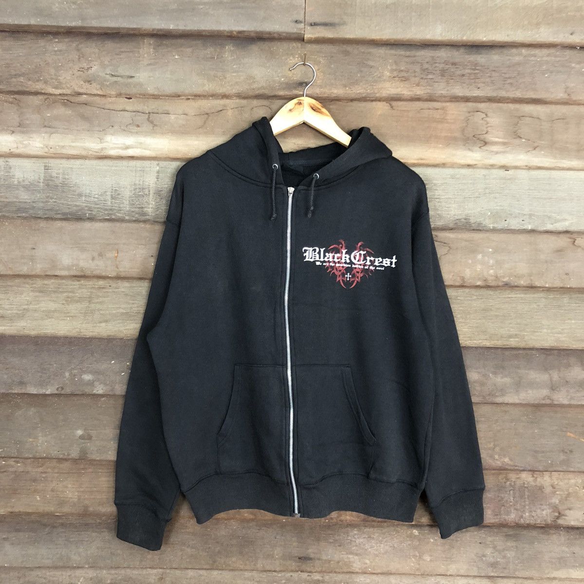 Japanese Brand PortArthur black Hoodies sweater #103B Size US L / EU 52-54 / 3 - 1 Thumbnail